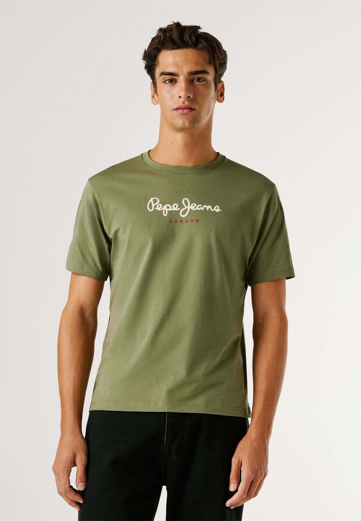 Pepe Jeans EGGO - T-Shirt print - military green/grün