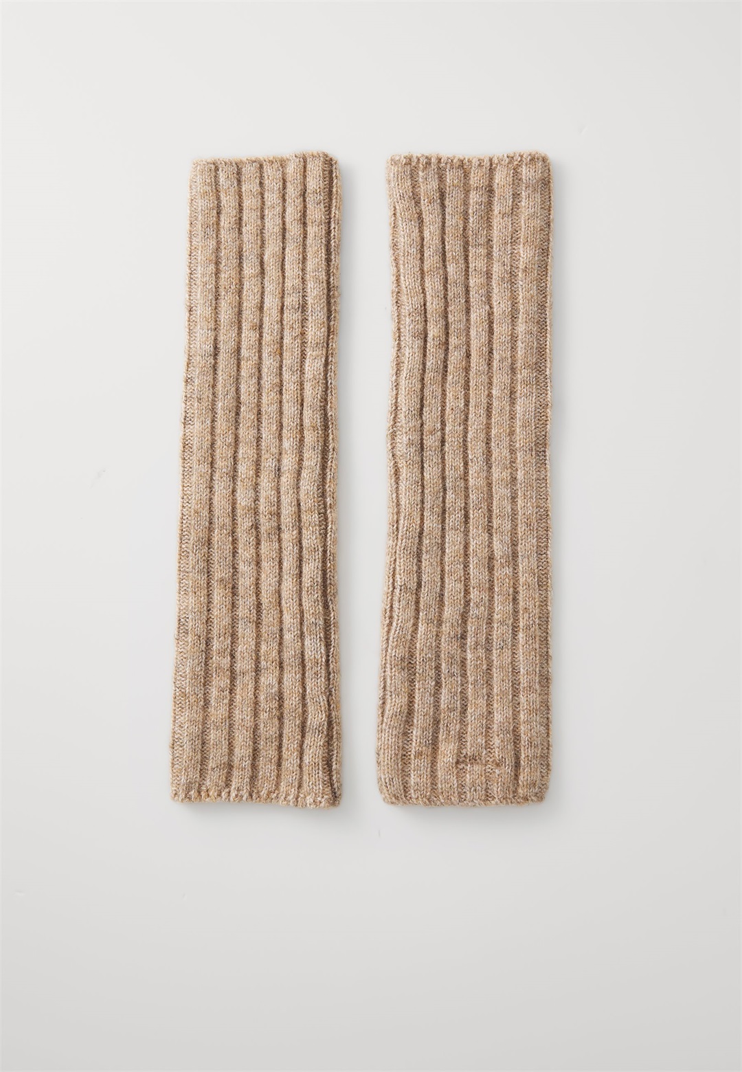 Pieces PCAMINA LEGWARMER - Stulpen - silver mink/beige