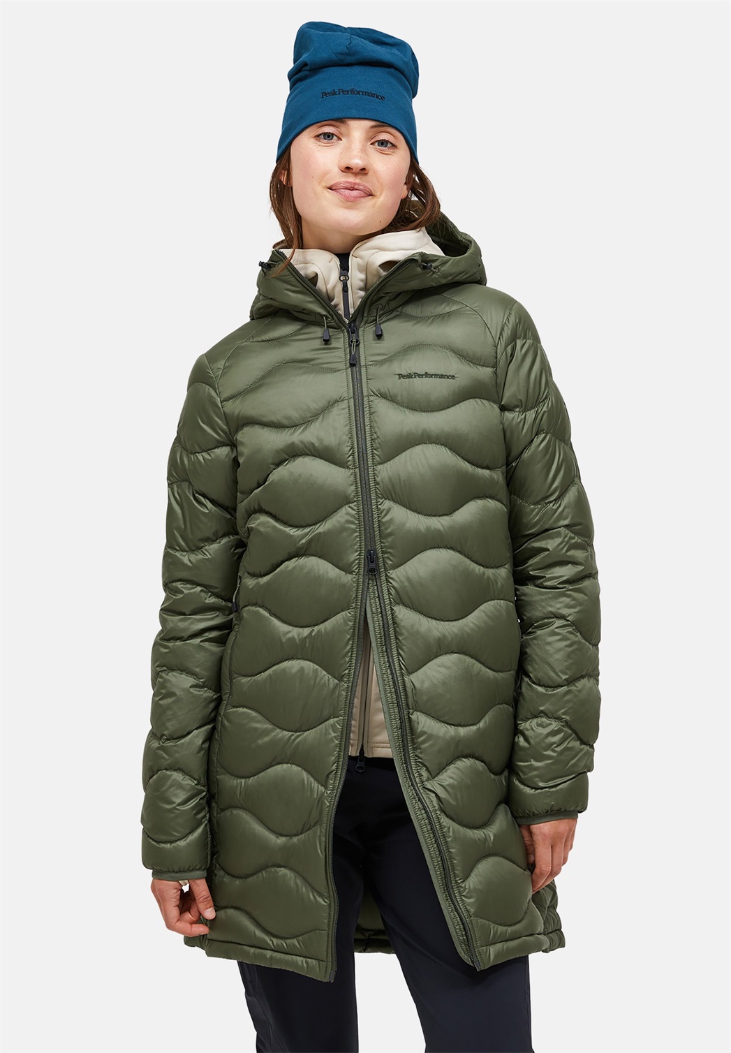 Peak Performance HELIUM - Daunenmantel - olive/oliv