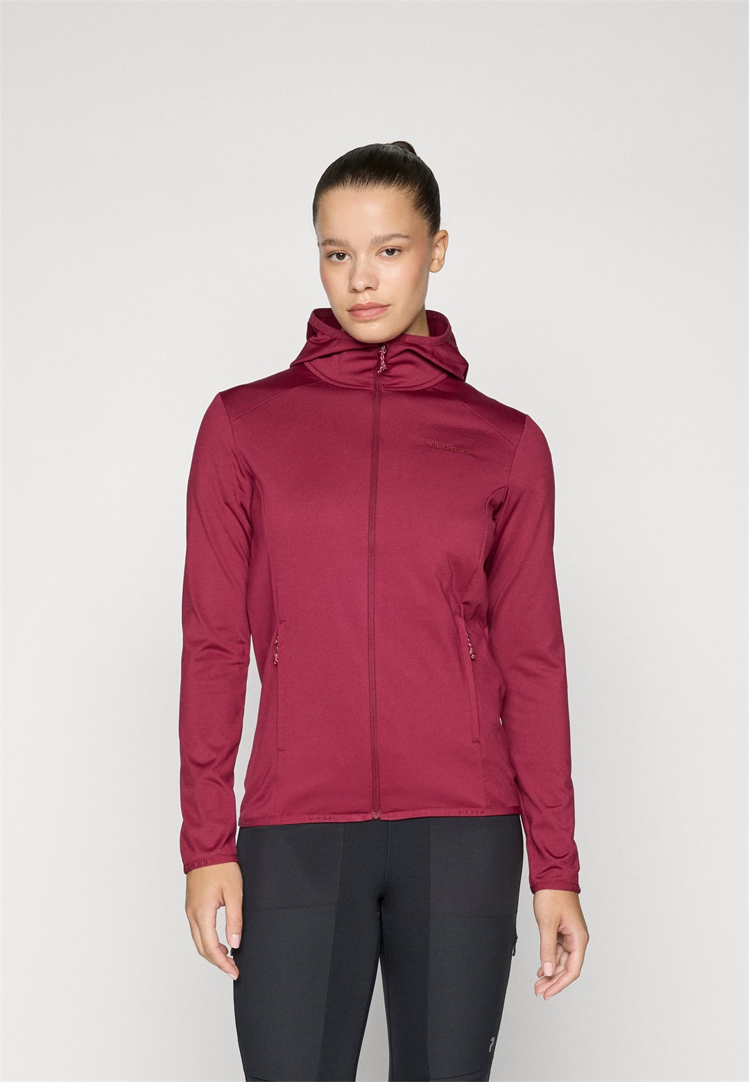 Peak Performance LIGHT ZIP HOOD - Sweatjacke - vertical zenith/blau
