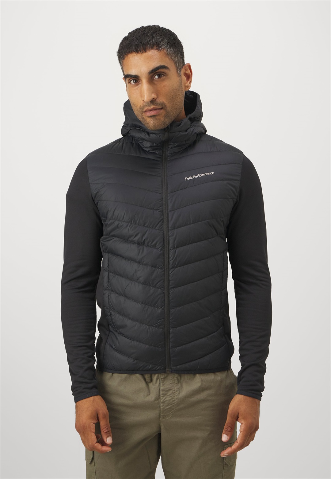 Peak Performance FROST DOWN HYBRID HOOD - Daunenjacke - black/schwarz