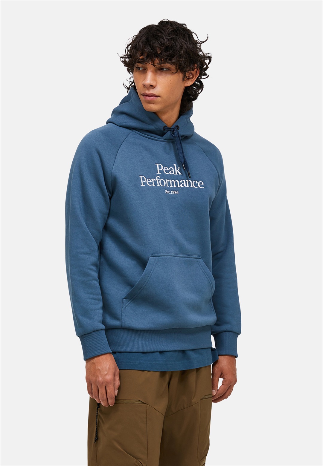 Peak Performance ORIGINAL - Kapuzenpullover - taubenblau/blau
