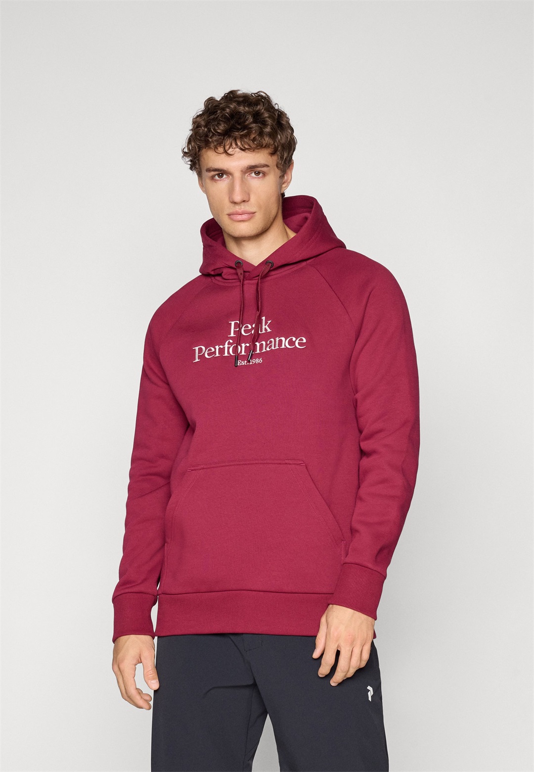 Peak Performance ORIGINAL - Kapuzenpullover - vertical zenith/bordeaux