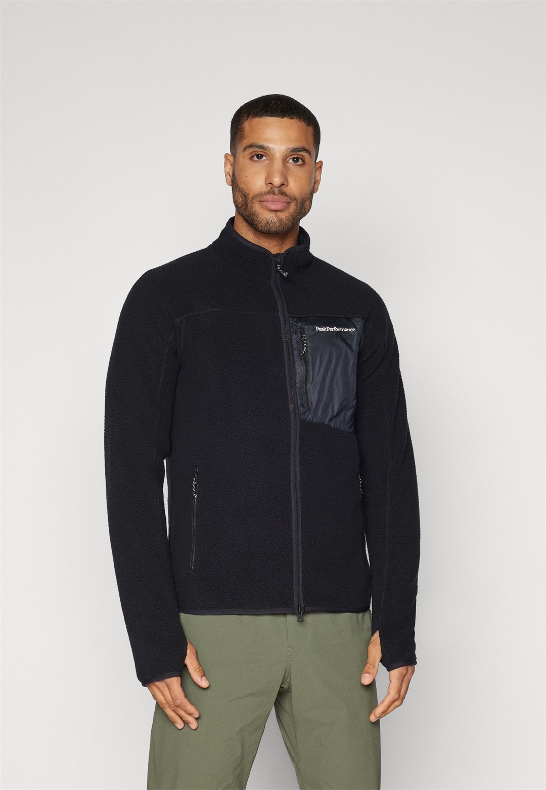 Peak Performance ZIP - Fleecejacke - black/schwarz