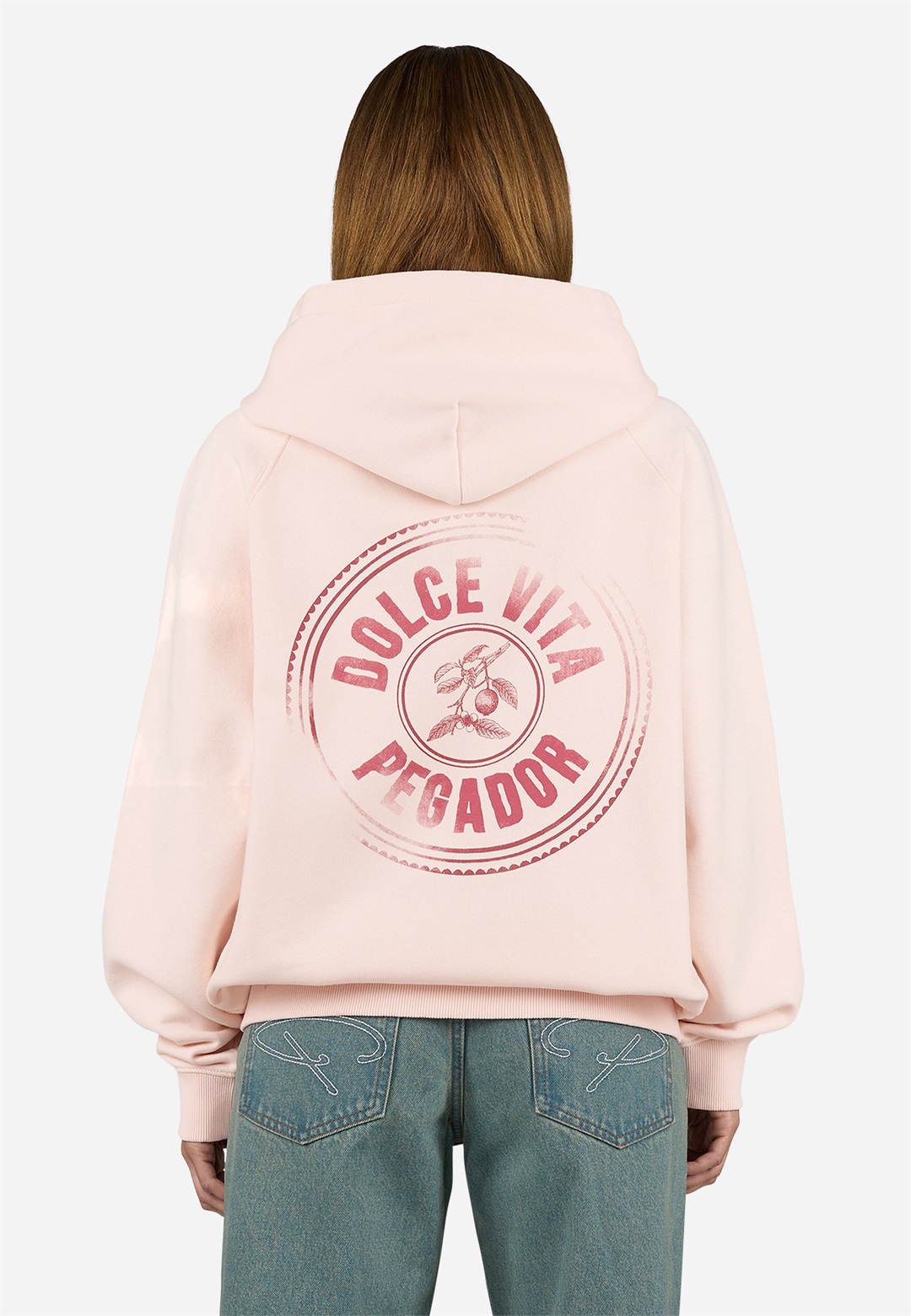 Pegador NADIA OVERSIZED RAGLAN SWEATJACKET - Sweatjacke - washed dusty rose/rosa