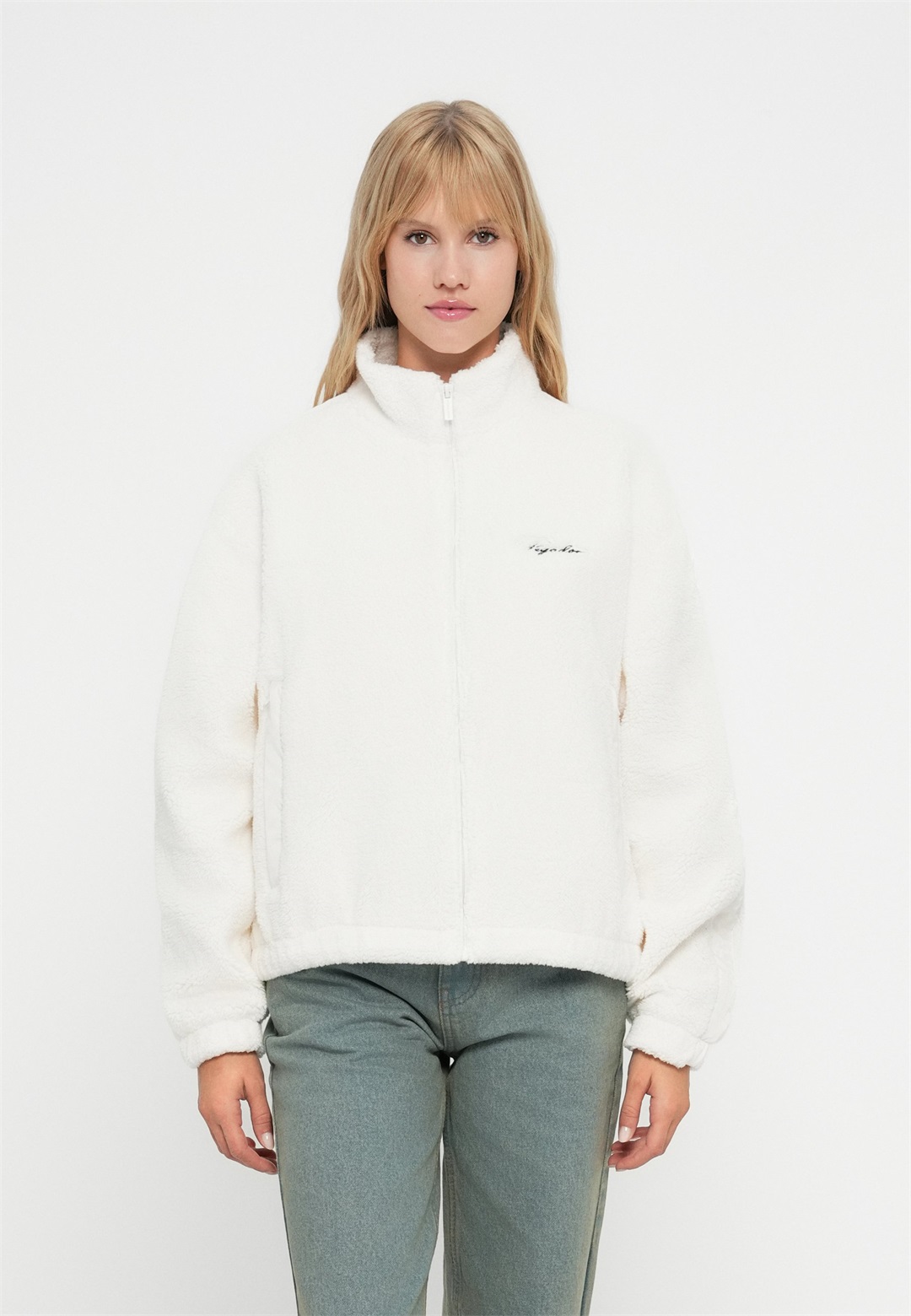 Pegador TAMSIN JACKET - Fleecejacke - warm white/offwhite
