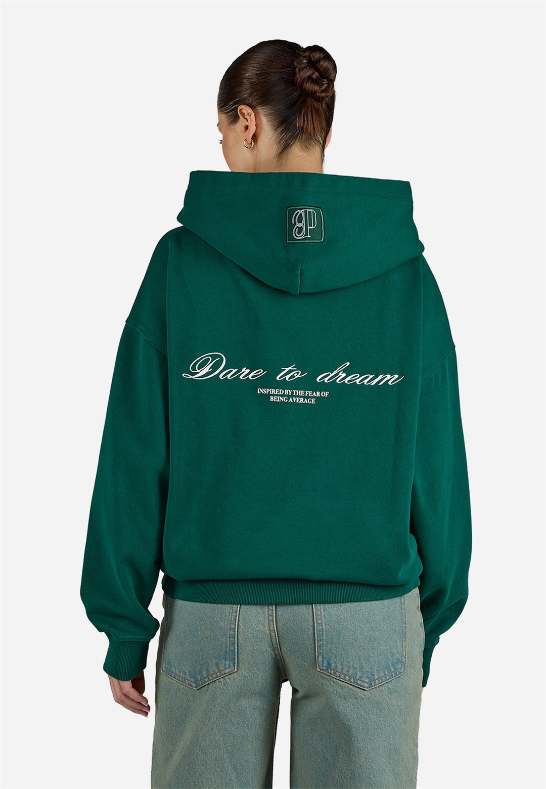 Pegador RESA OVERSIZED - Sweatshirt - washed dark green/dunkelgrün