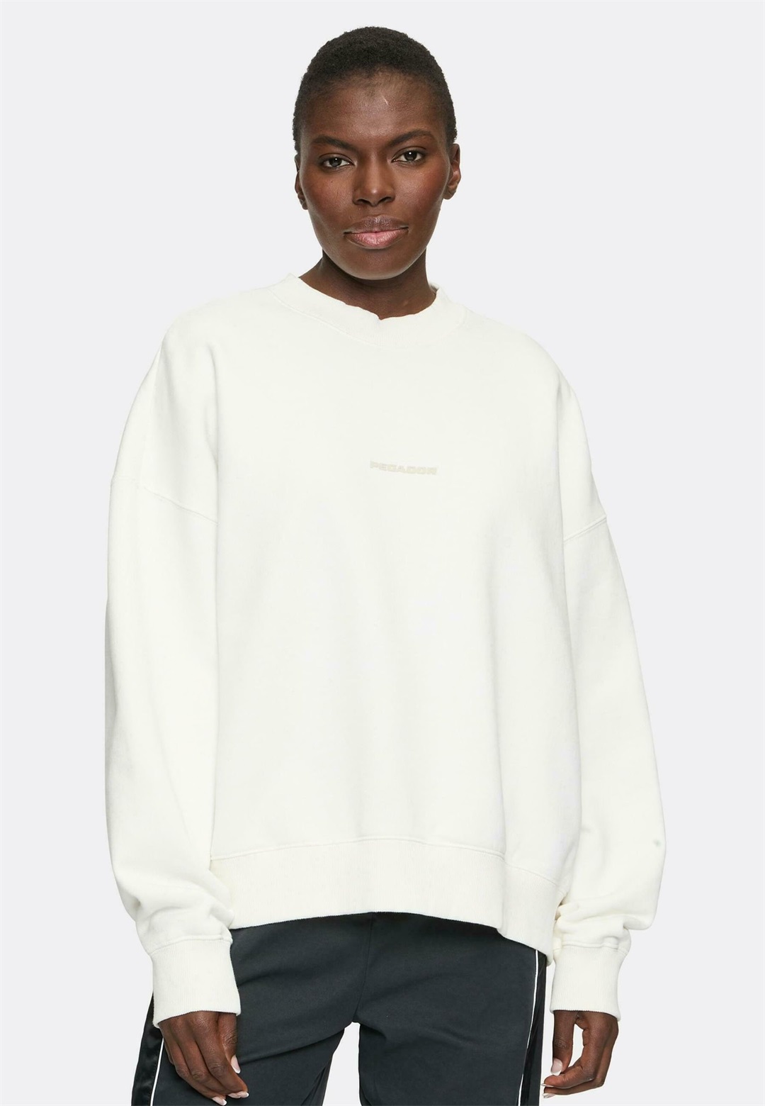 Pegador SELA OVERSIZED - Sweatshirt - white wash/weiß