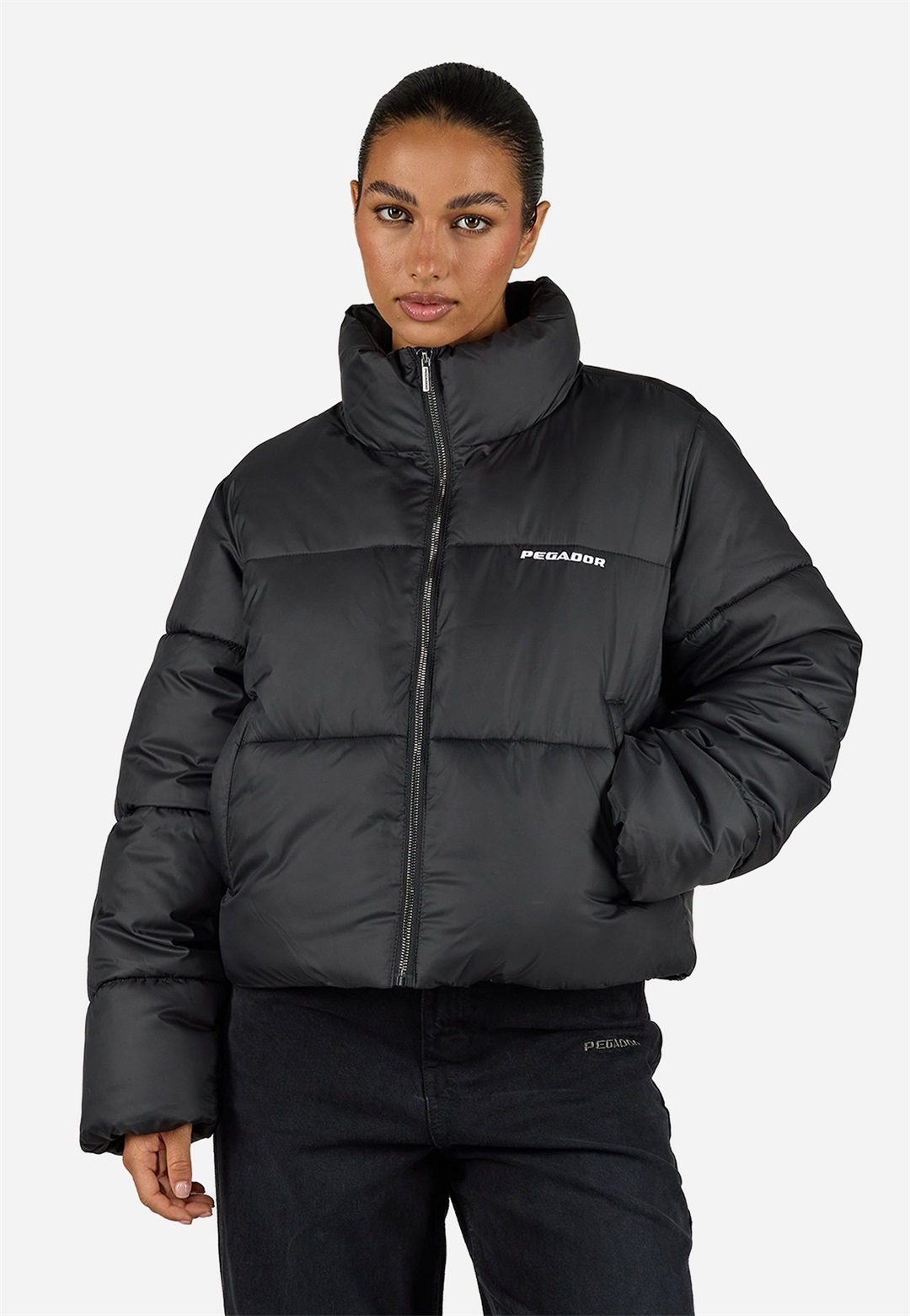 Pegador GEORGIA PUFFER JACKET - Winterjacke - black/schwarz