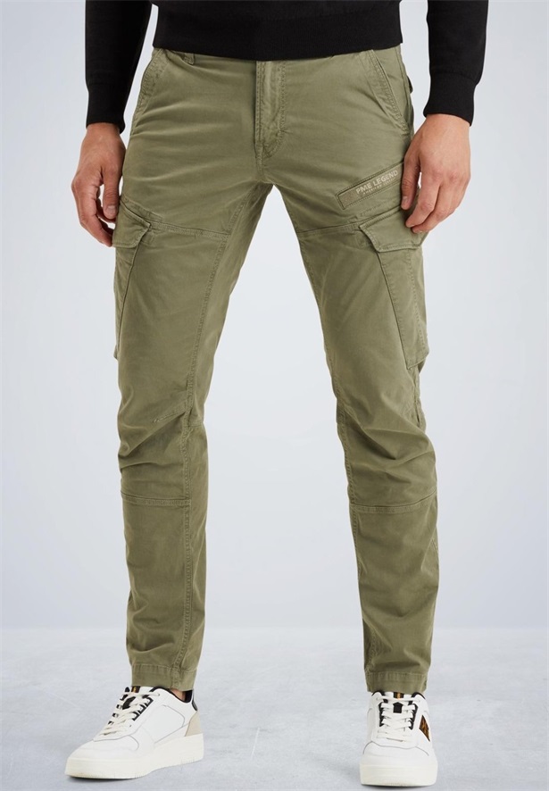 PME Legend NORDROP TAPERED - Cargohose - oil green/grün