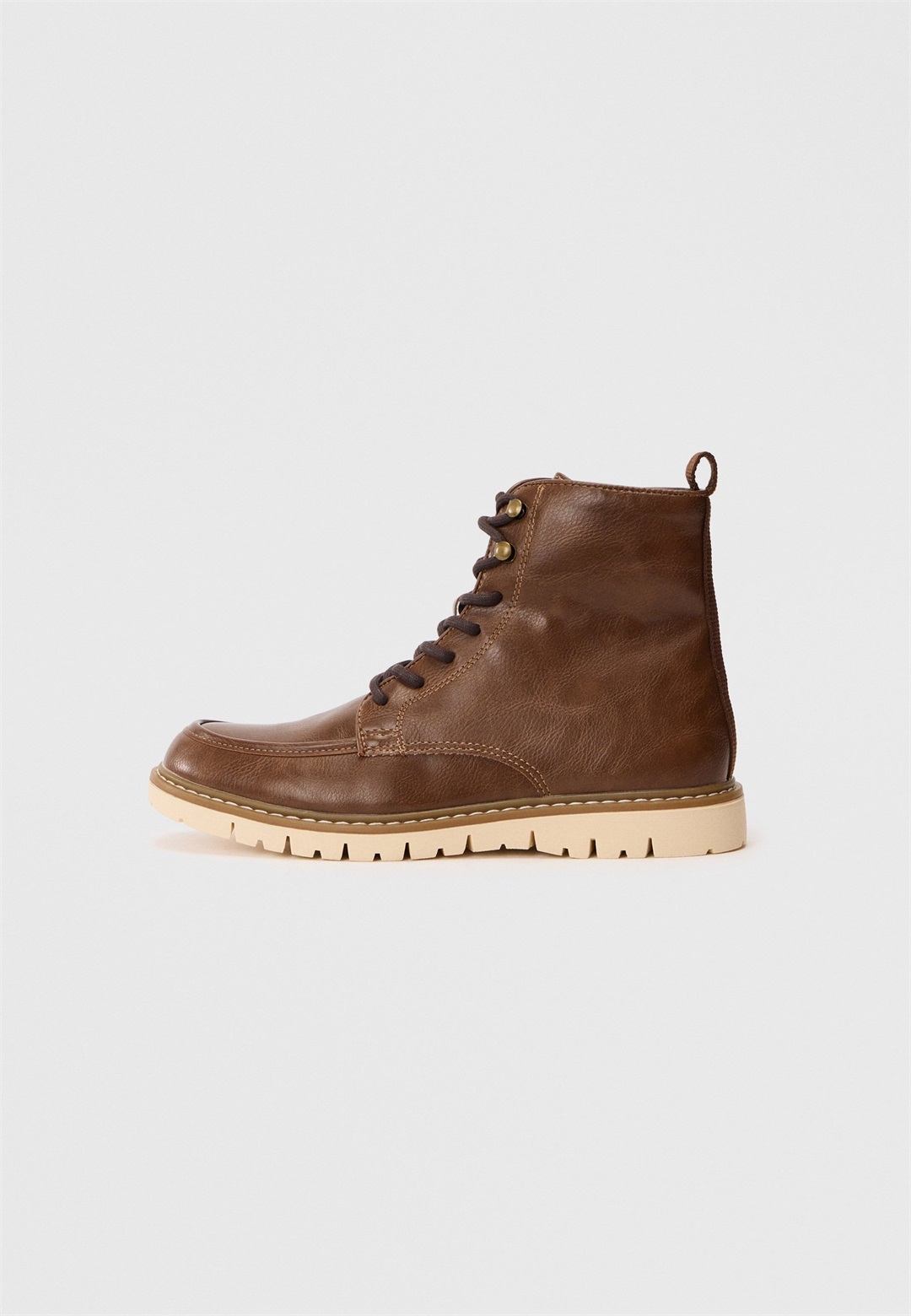 Pier One Schnürstiefelette - cognac