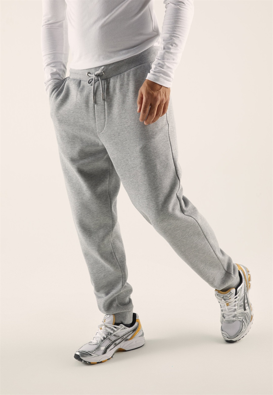 Pier One Jogginghose - mottled grey/grau-meliert