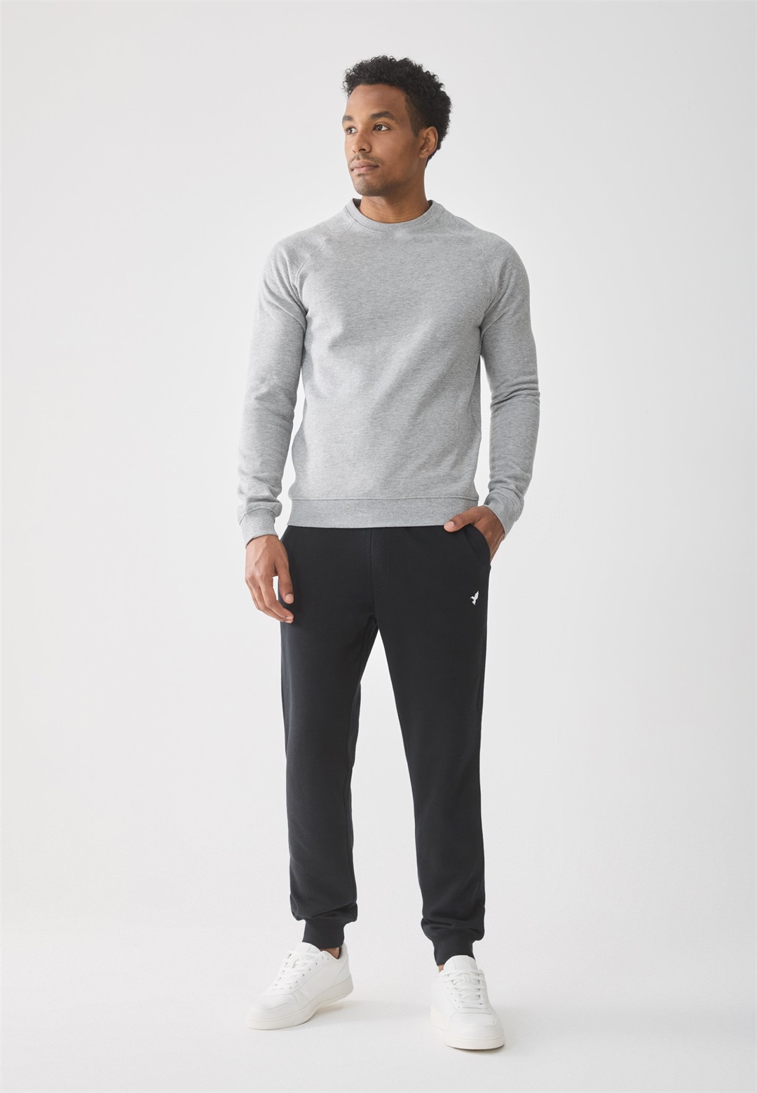 Pier One 2 PACK - Jogginghose - black/light grey/schwarz