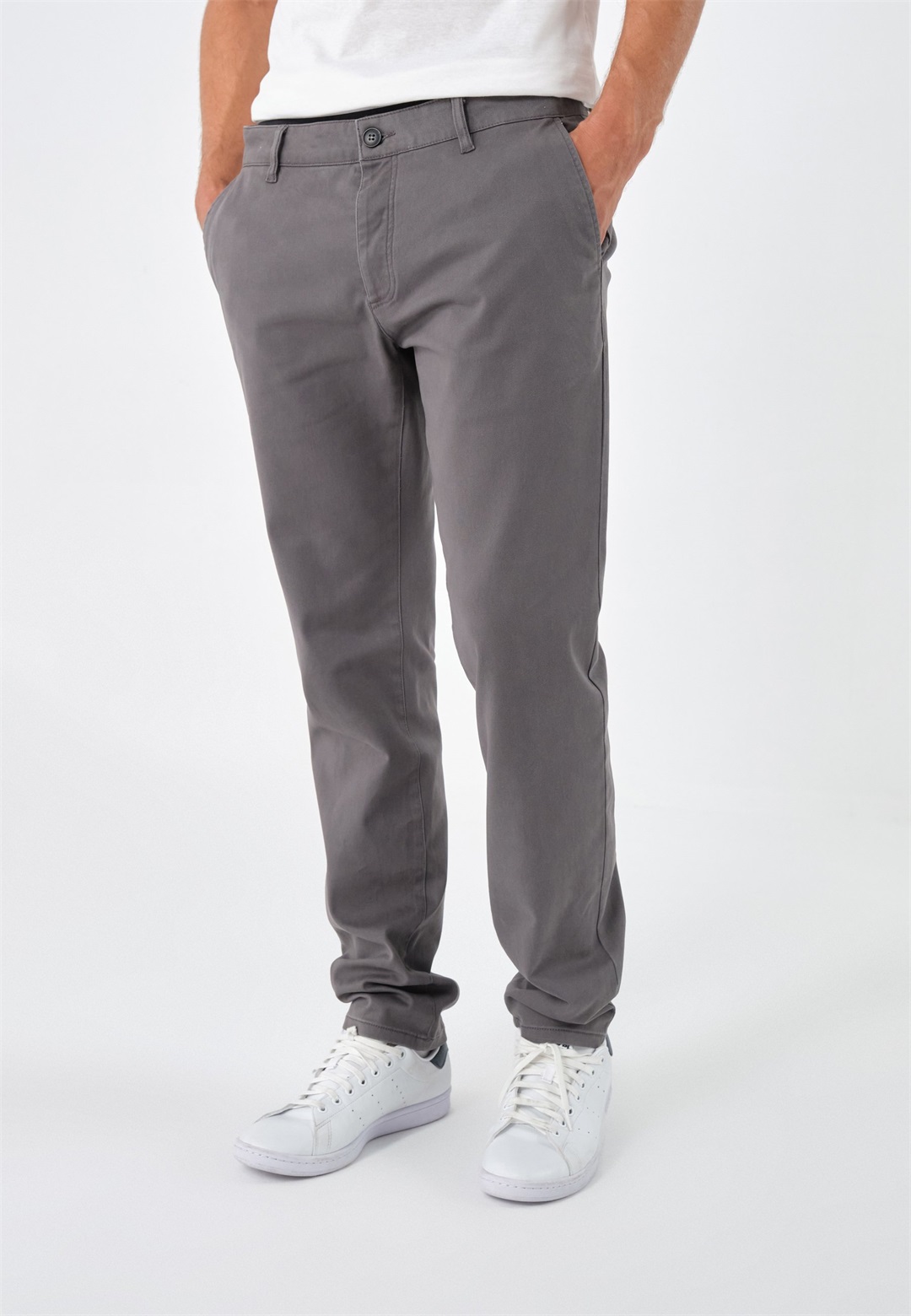 Pier One Chino - dark grey/dunkelgrau