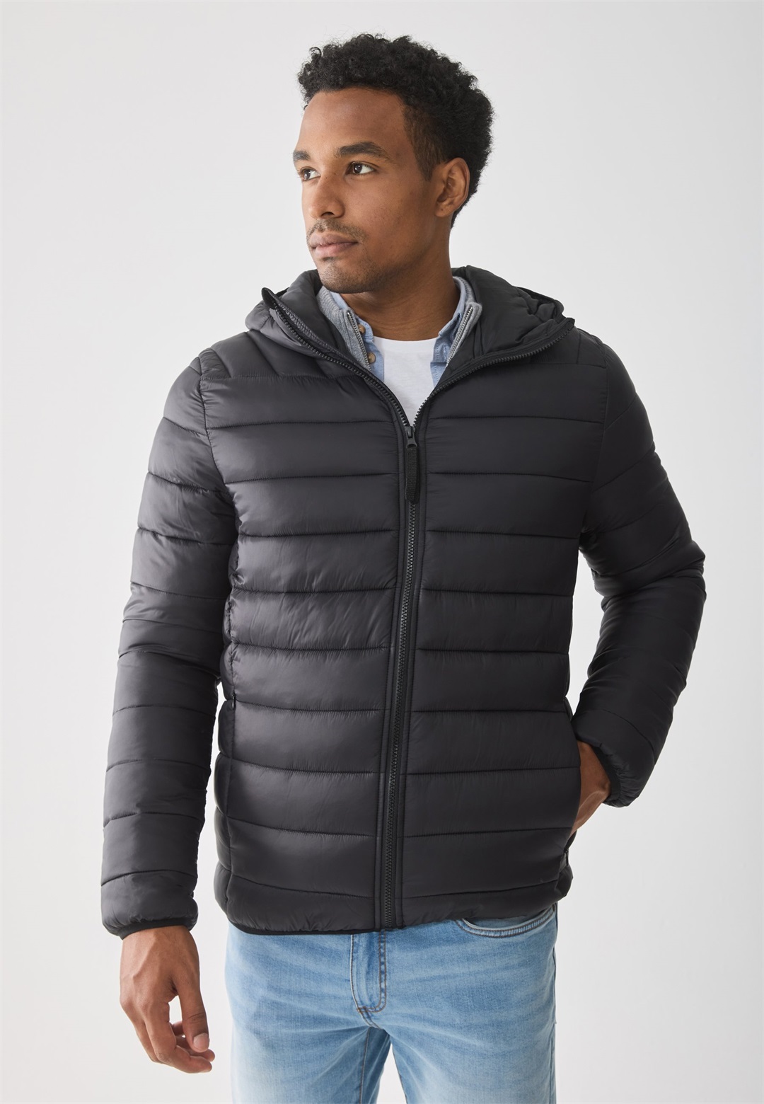 Pier One Übergangsjacke - black/schwarz