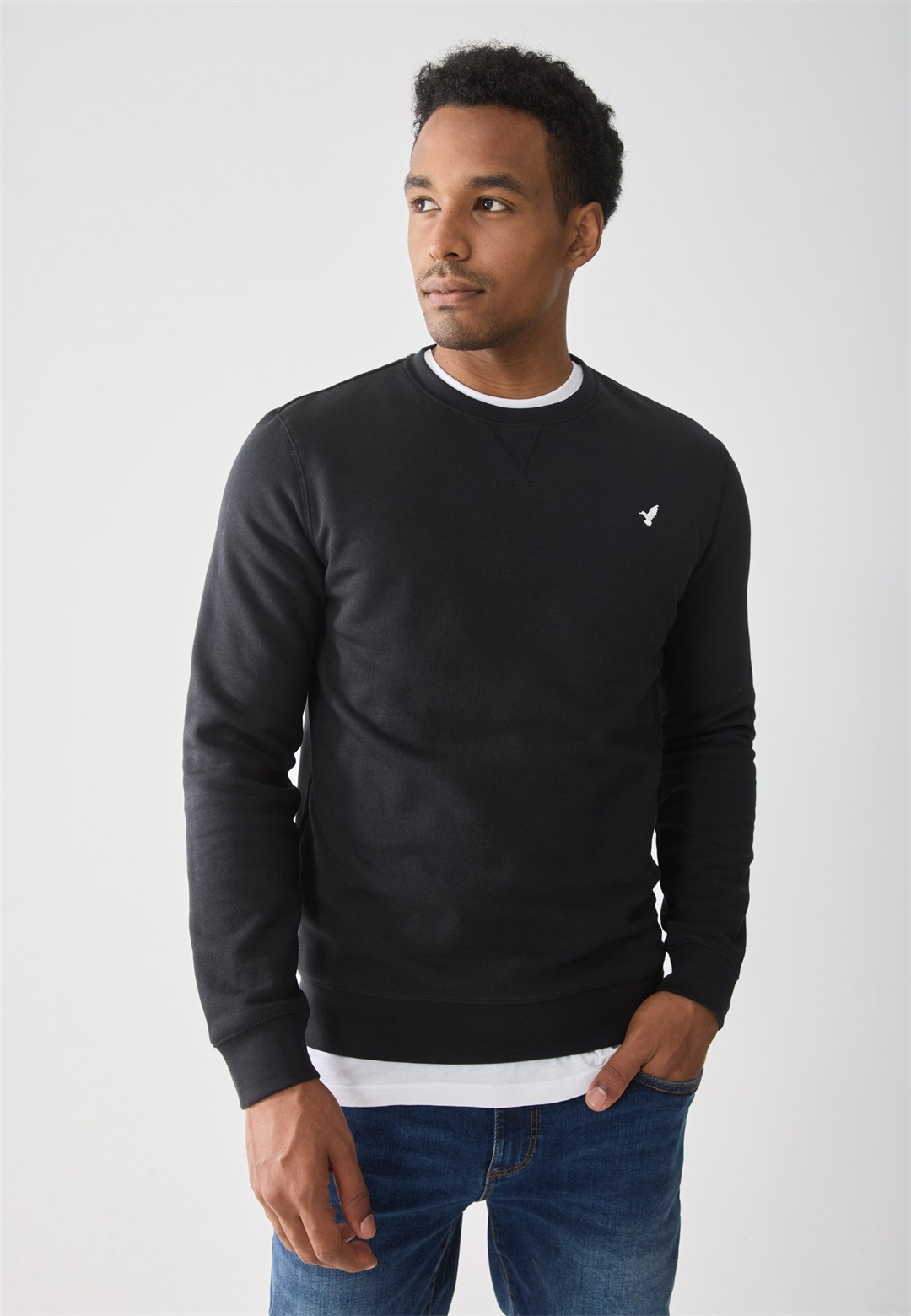 Pier One Sweatshirt - black/schwarz