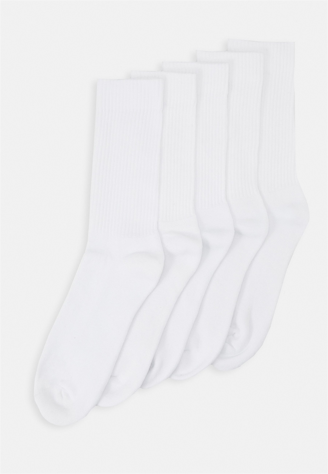 Pier One 5 PACK - Socken - white/weiß