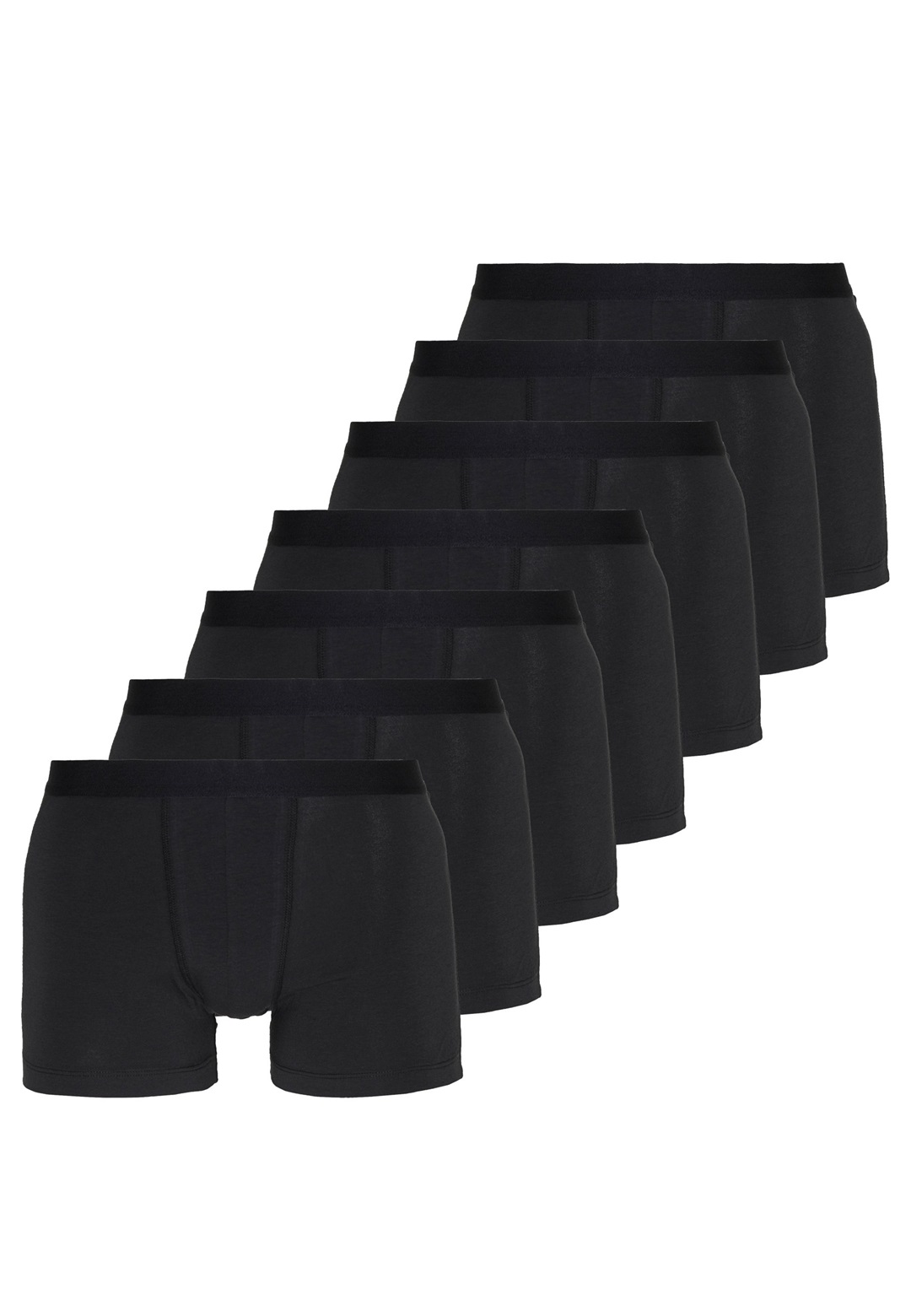 Pier One 7 PACK - Boxer Briefs - black/schwarz
