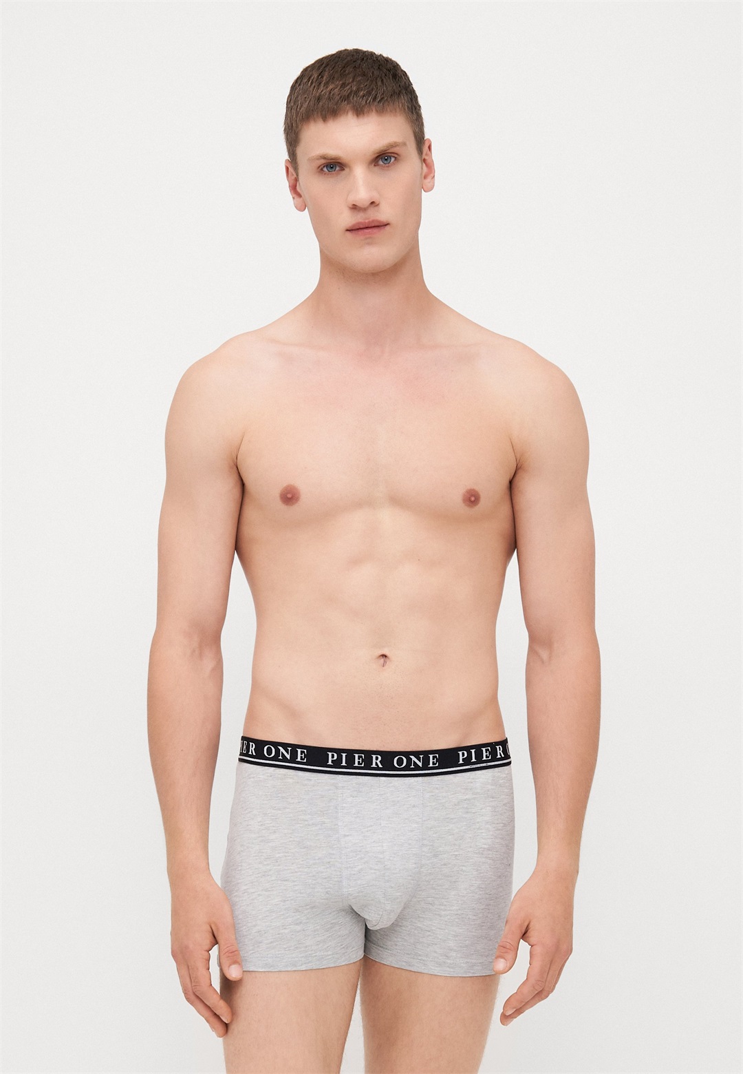 Pier One 12 PACK - Boxer Briefs - black/dark grey melange/light grey melange/slate grey/schwarz