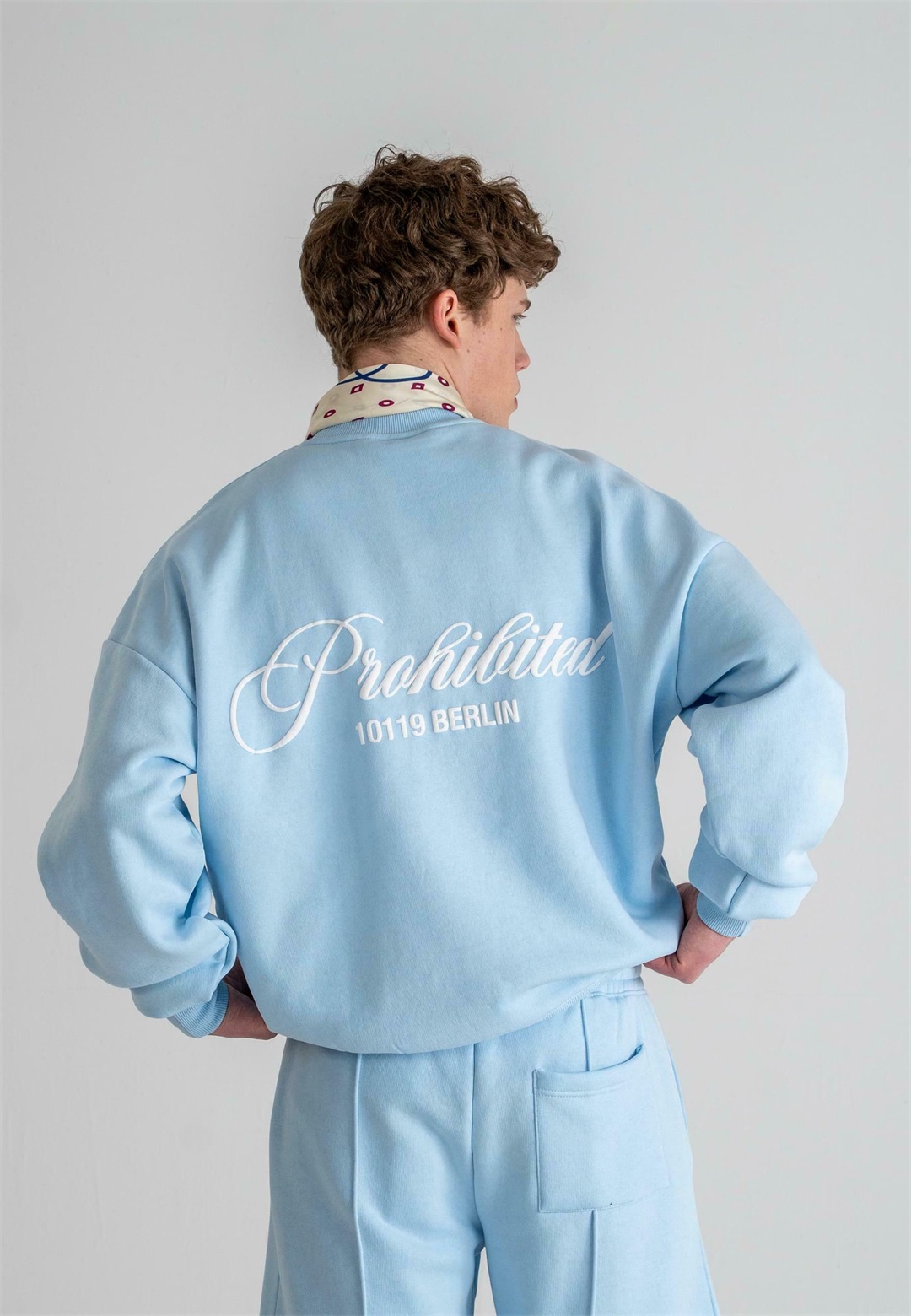 PROHIBITED Sweatshirt - light blue/hellblau