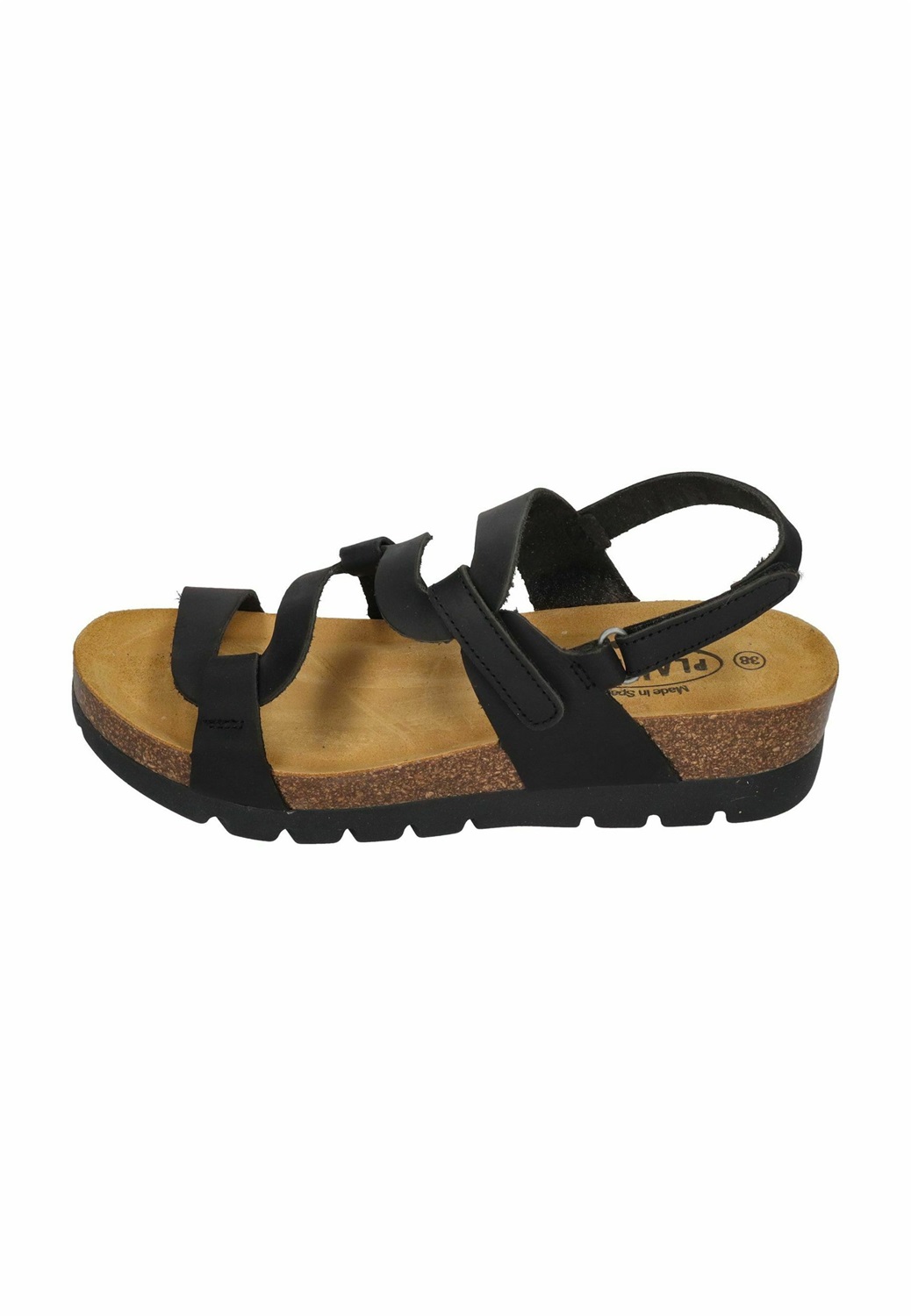 PLAKTON Plateausandalette - black/schwarz
