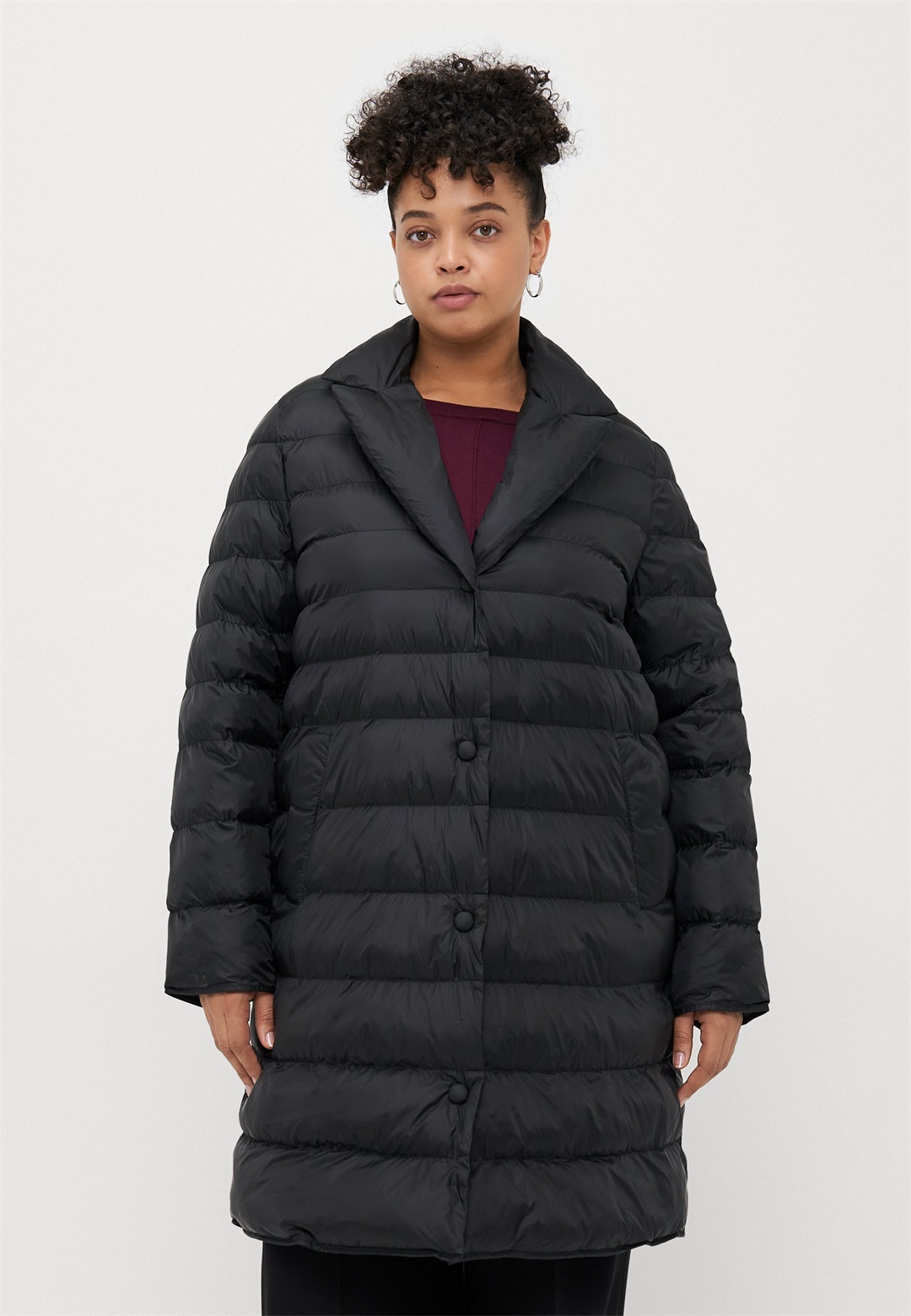 Persona by Marina Rinaldi LEALE - Wintermantel - nero/schwarz