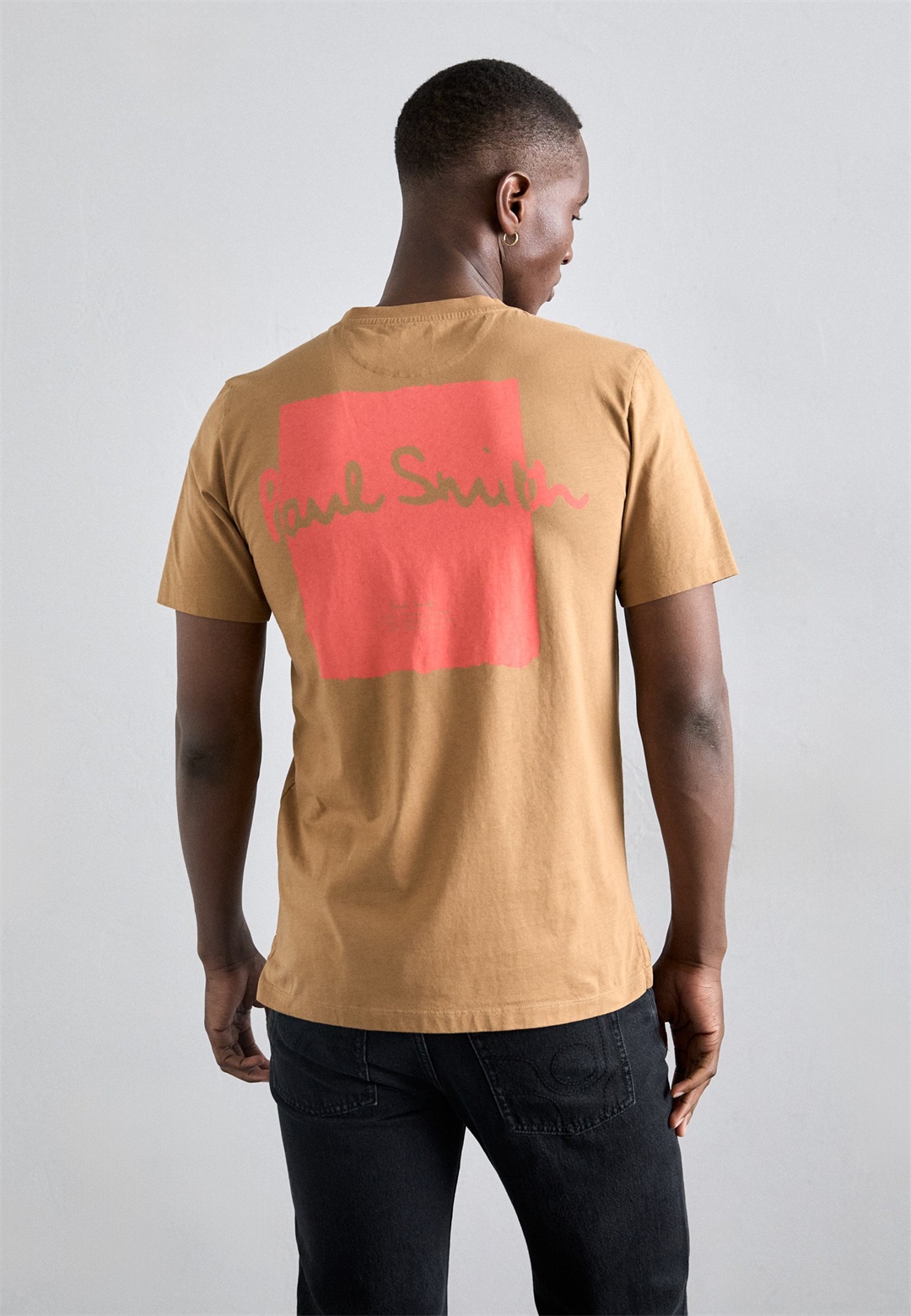 Paul Smith LOGO - T-Shirt print - brown/beige