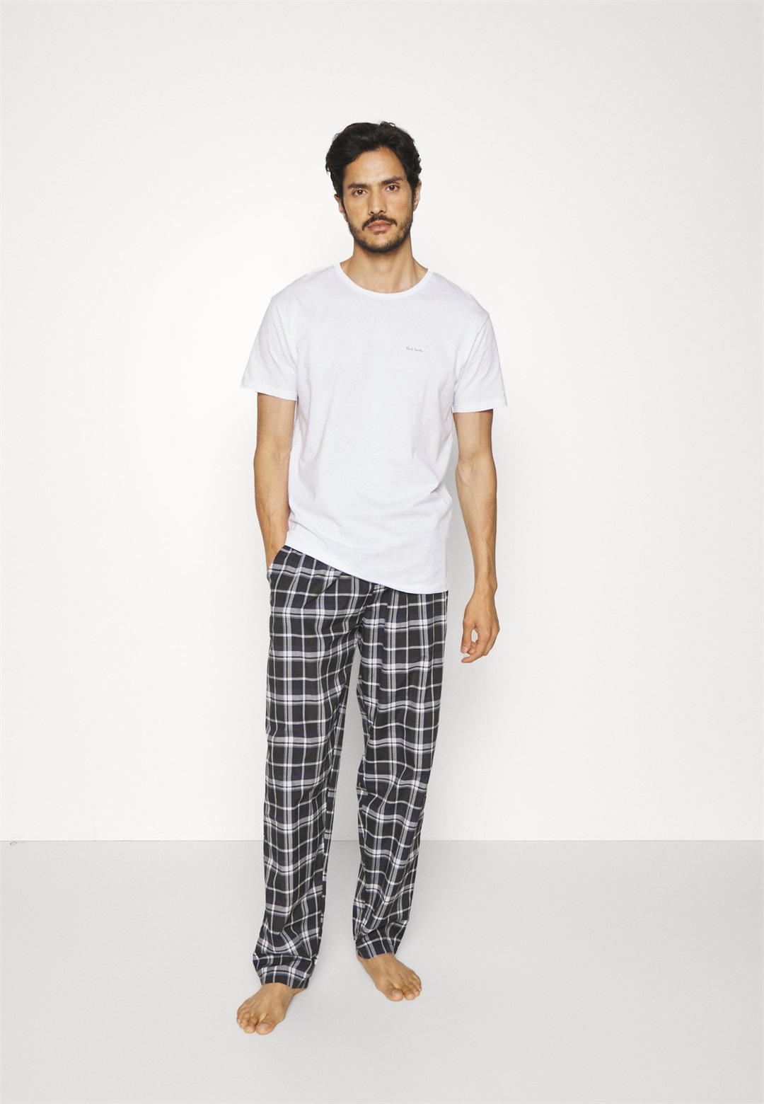 Paul Smith 3 PACK - Unterhemd/-shirt - white/black/mottled grey/schwarz