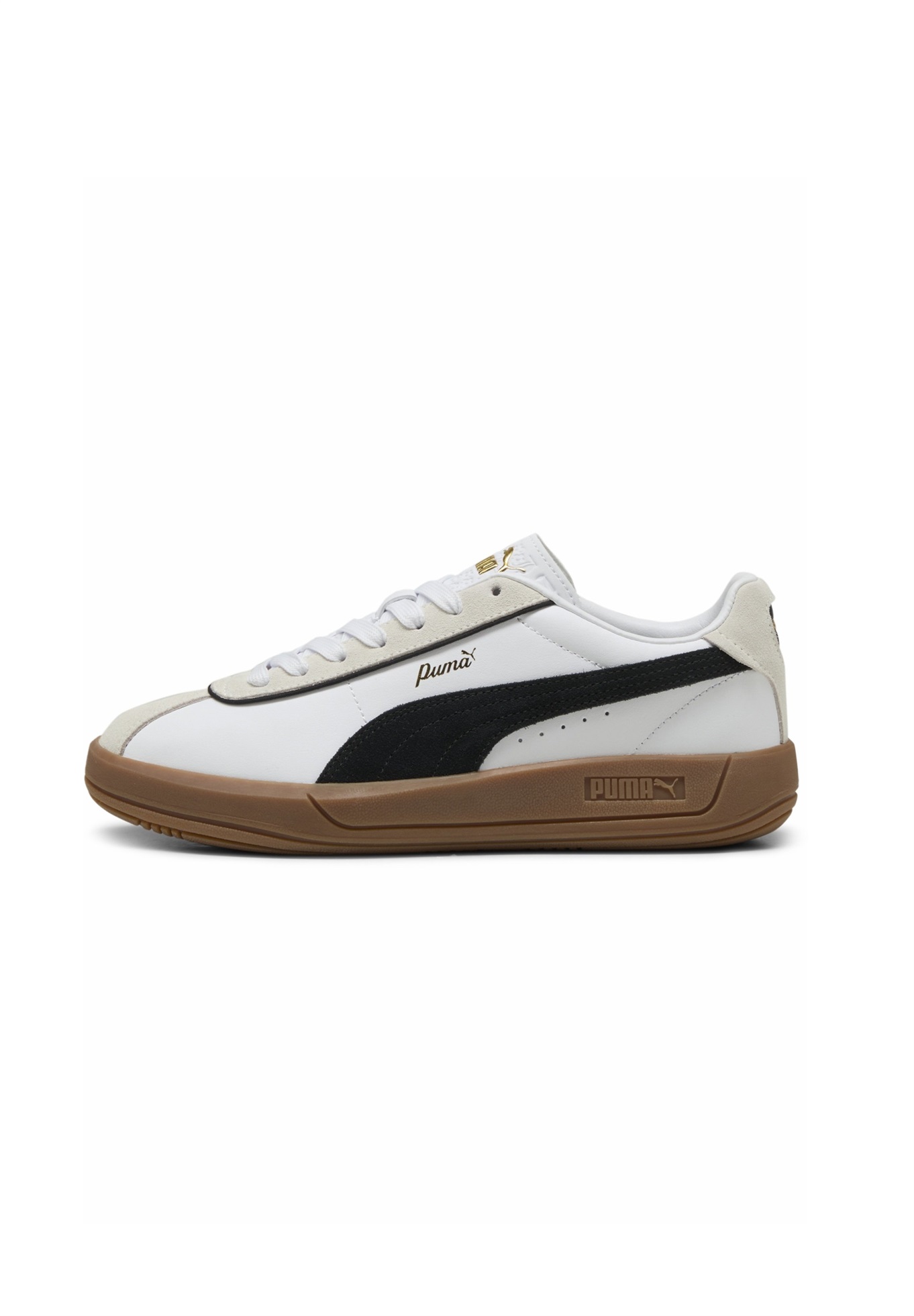 Puma KLASSIKA - Sneaker low - white- black-warm white/weiß