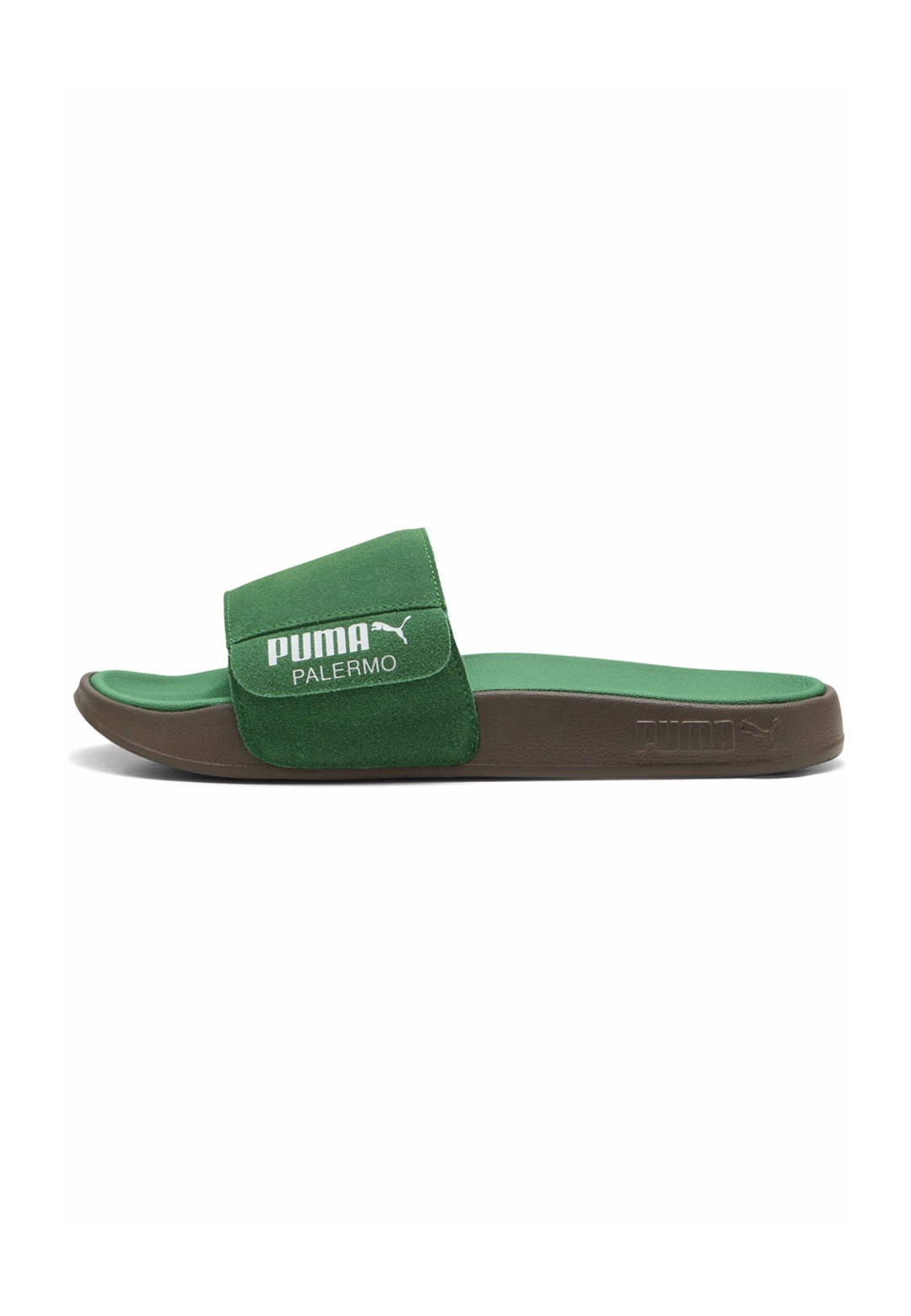 Puma UNISEX - Pantolette flach - archive green white gum/grün