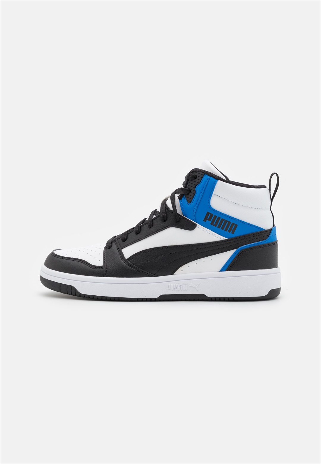 Puma REBOUND V6 UNISEX - Sneaker high - black/white/team royal/schwarz