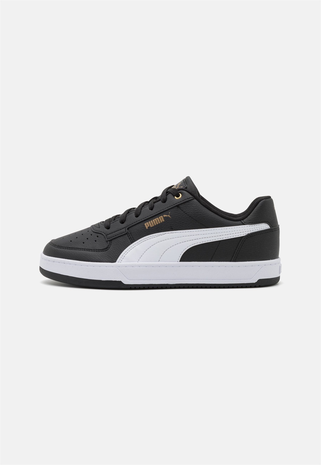 Puma CAVEN UNISEX - Sneaker low - black/white/gold/schwarz