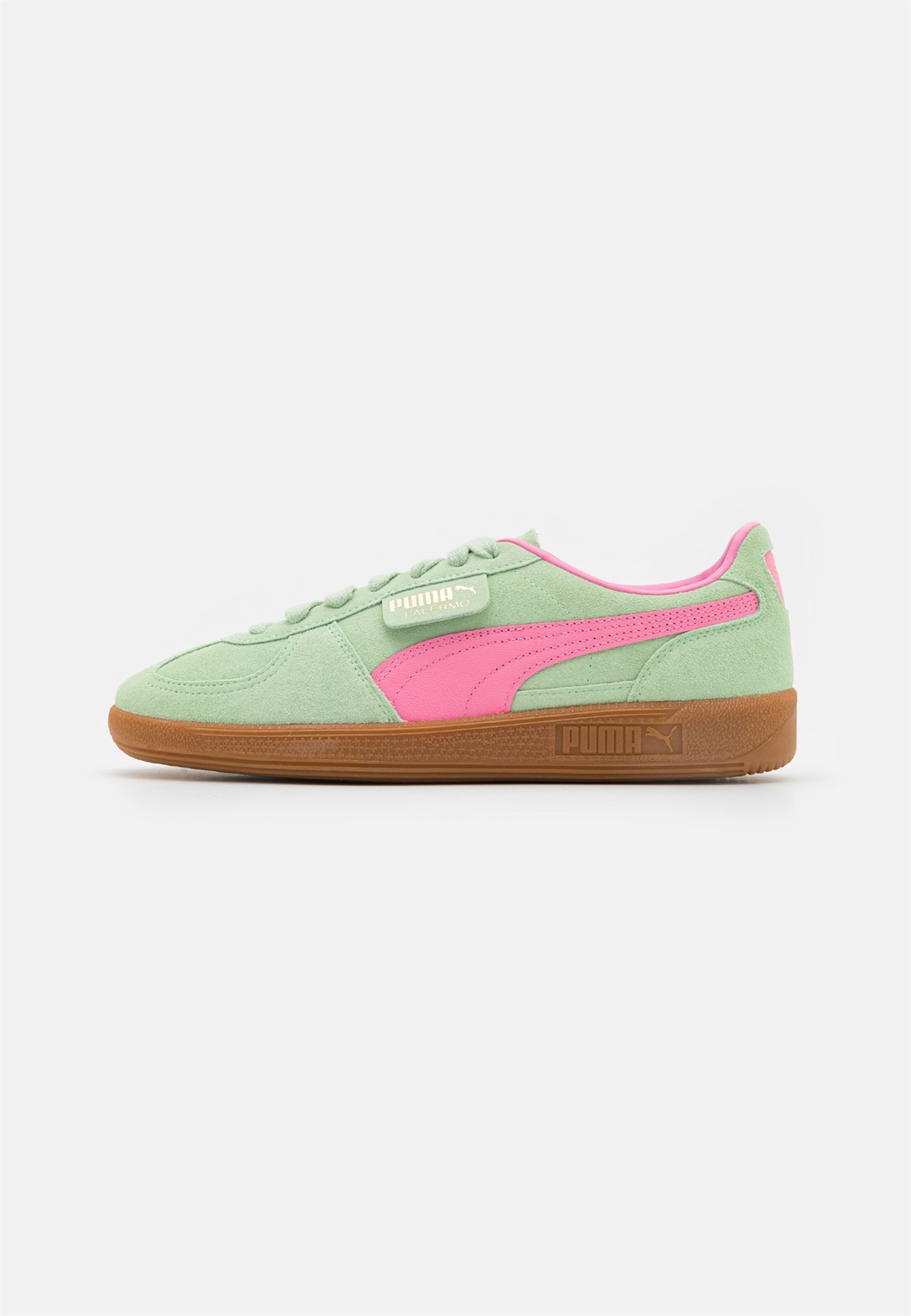 Puma PALERMO UNISEX - Sneaker low - fresh mint/fast pink/mint