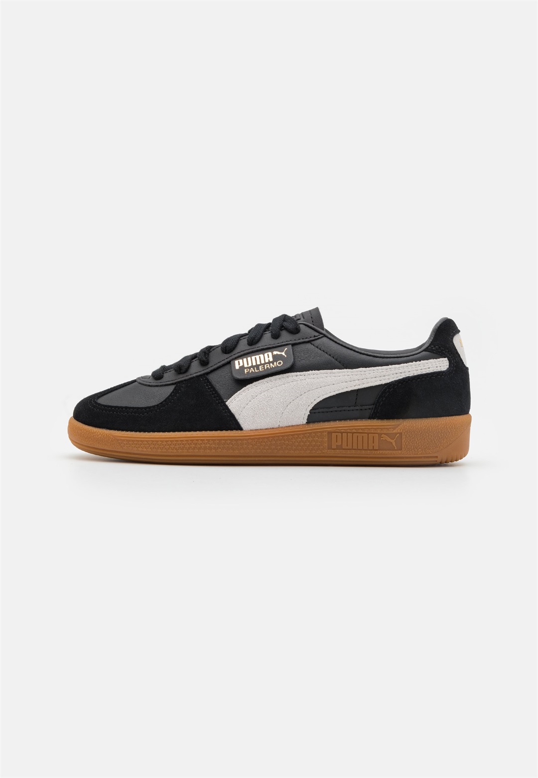 Puma PALERMO UNISEX - Sneaker low - black/feather gray/schwarz