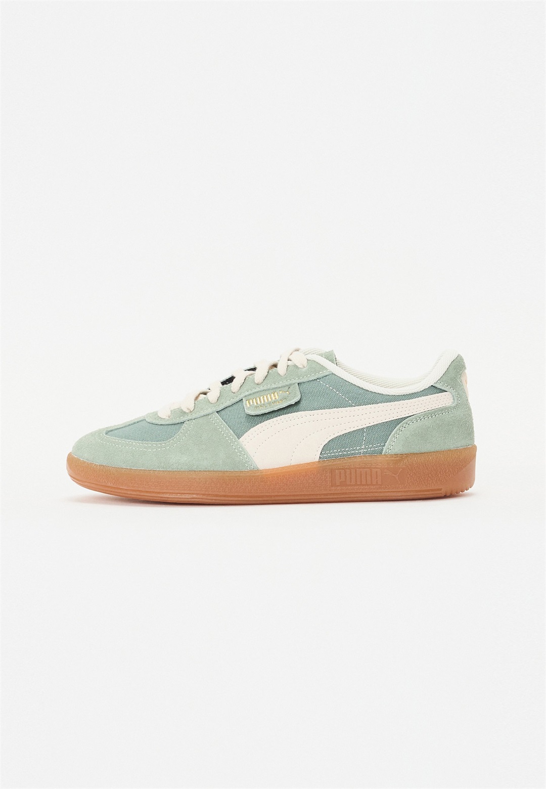 Puma PALERMO VINTAGE UNISEX - Sneaker low - green moon/alpine snow/grün