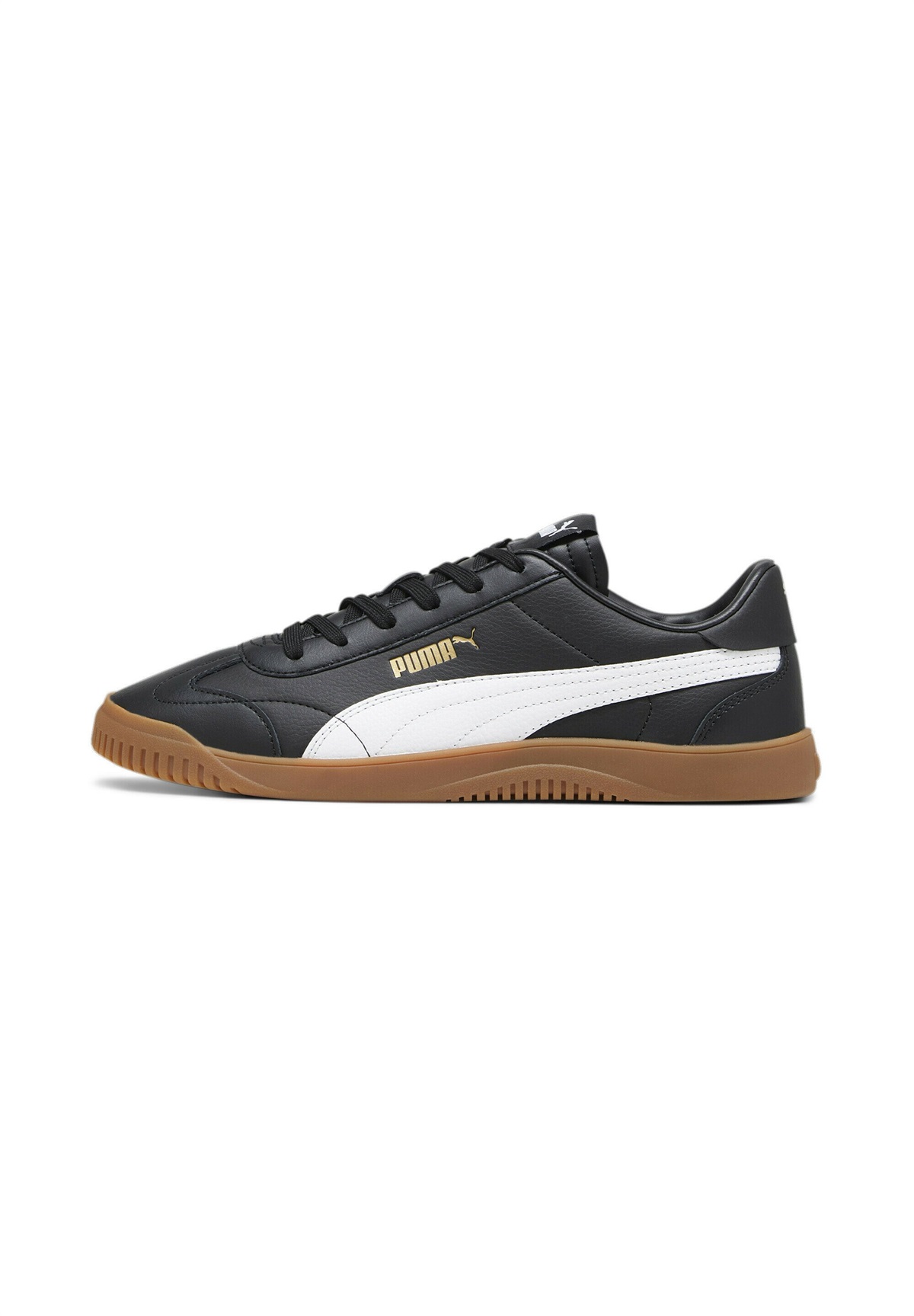 Puma CLUB 5V5 UNISEX - Sneaker low - black white gold/schwarz