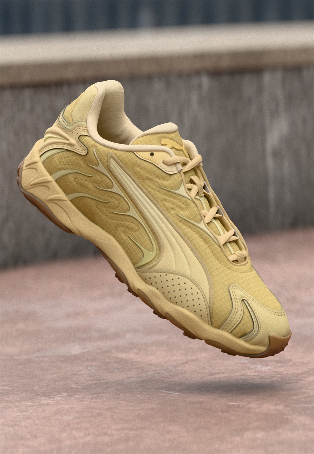 Puma INHALE ESSENTIALS - Sneaker low - pebble path/beige