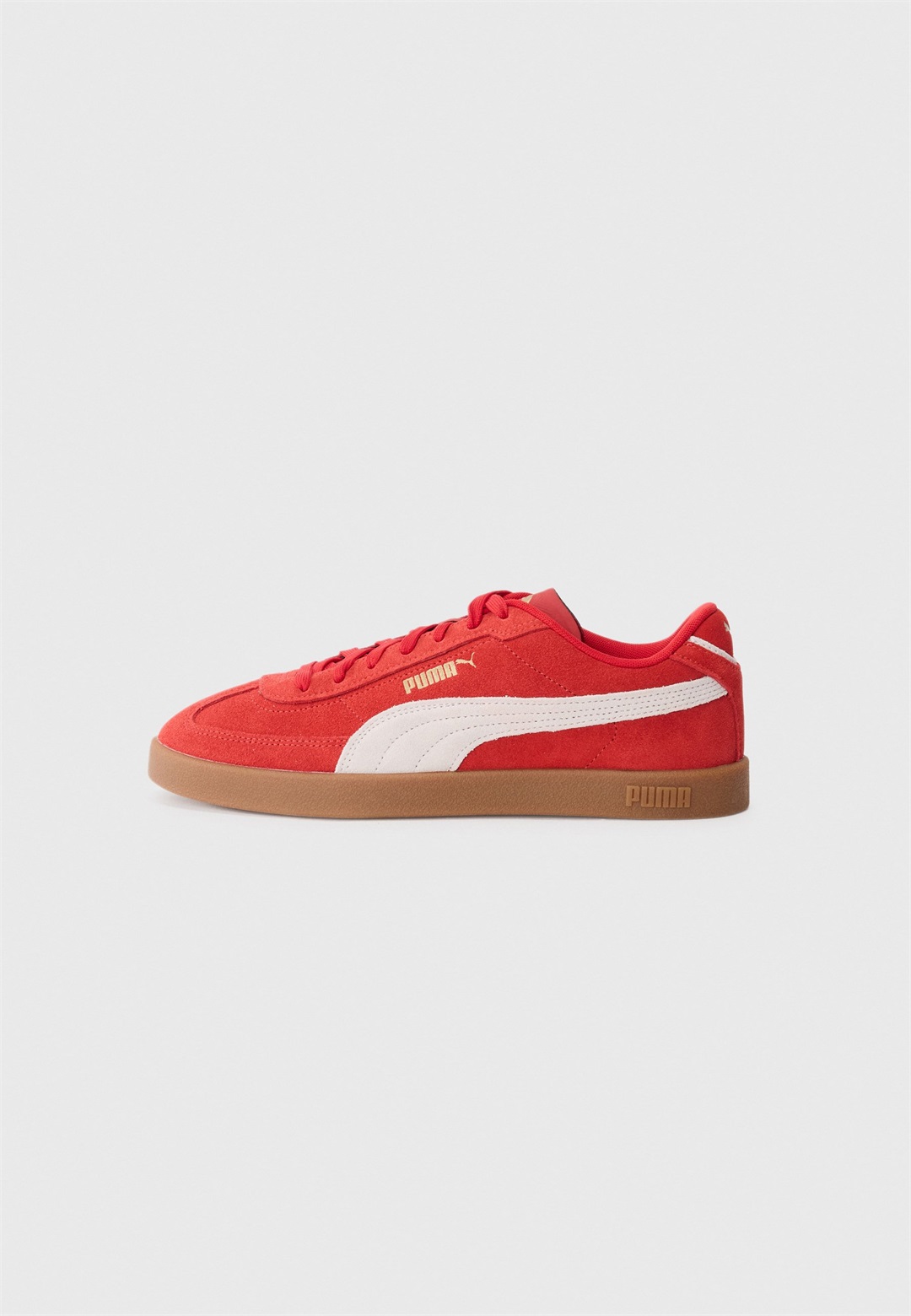 Puma CLUB II ERA UNISEX - Sneaker low - for all time red/white/gold-coloured/rot