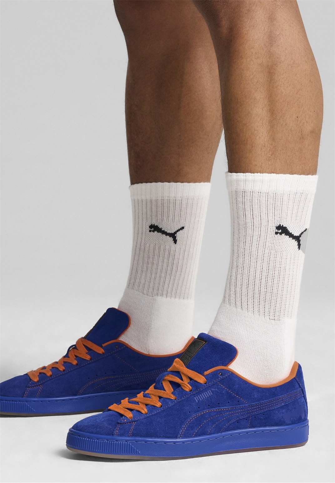 Puma ROCKET LEAGUE - Sneaker low - dart blue-rickie orange/blau