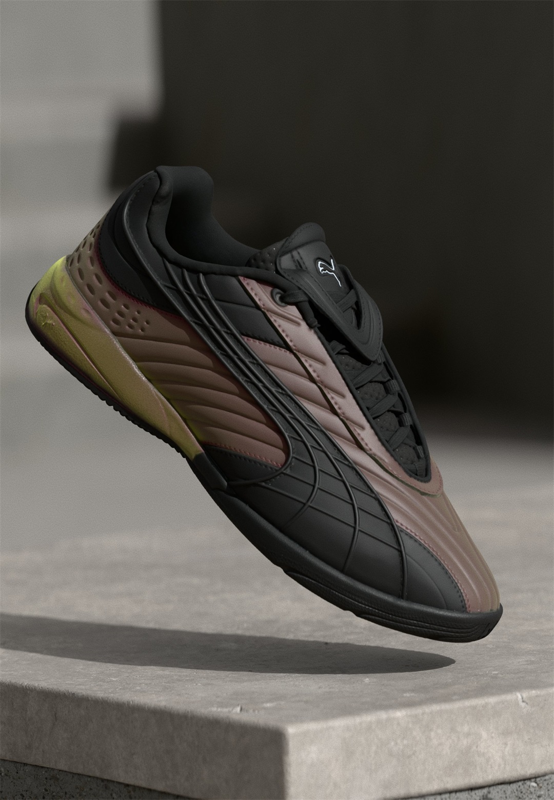 Puma V1PER SPECTRUM UNISEX - Sneaker low - black/iridescent-red/schwarz