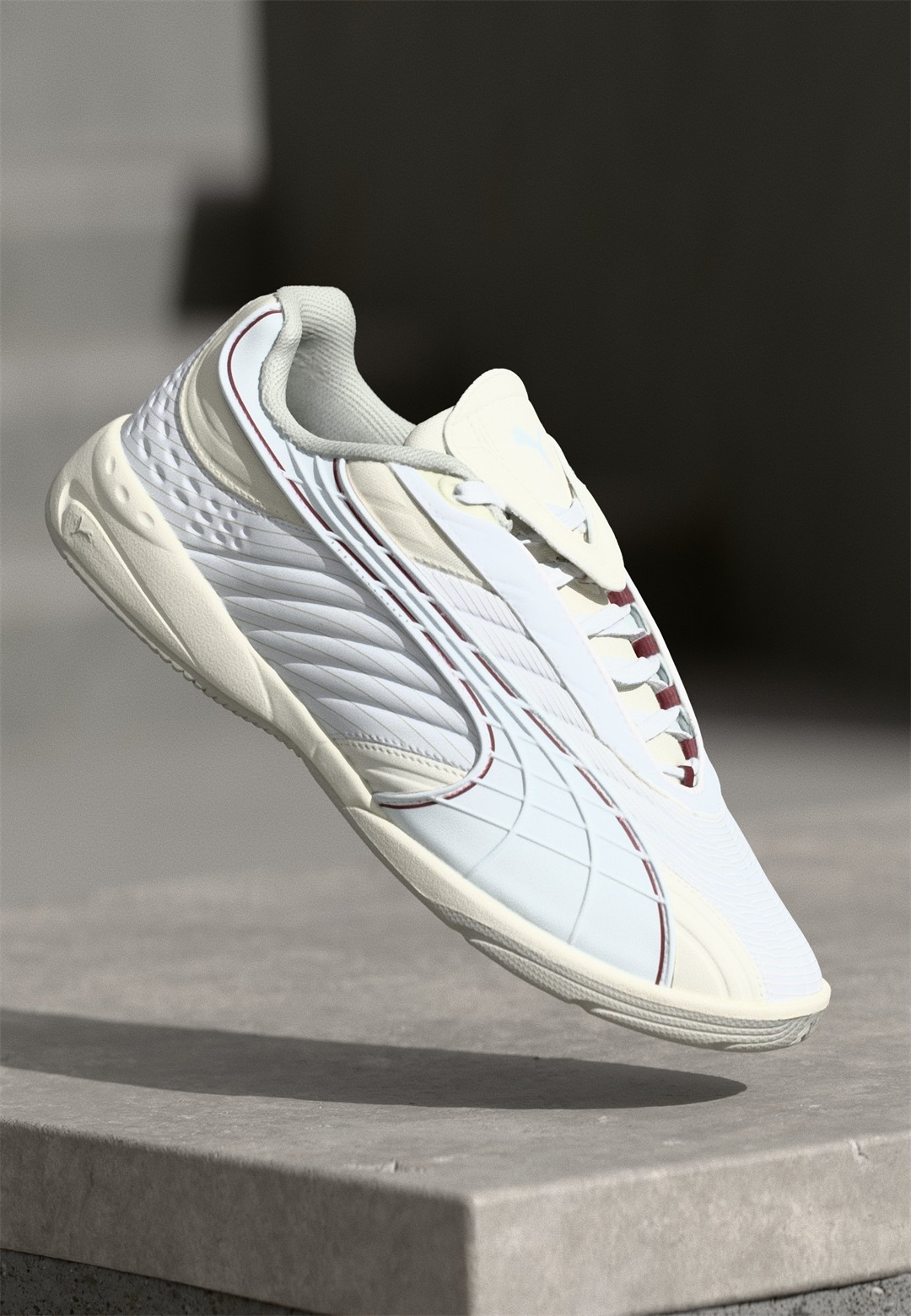 Puma V1PER TACTICAL UNISEX - Sneaker low - white/vapor gray/weiß