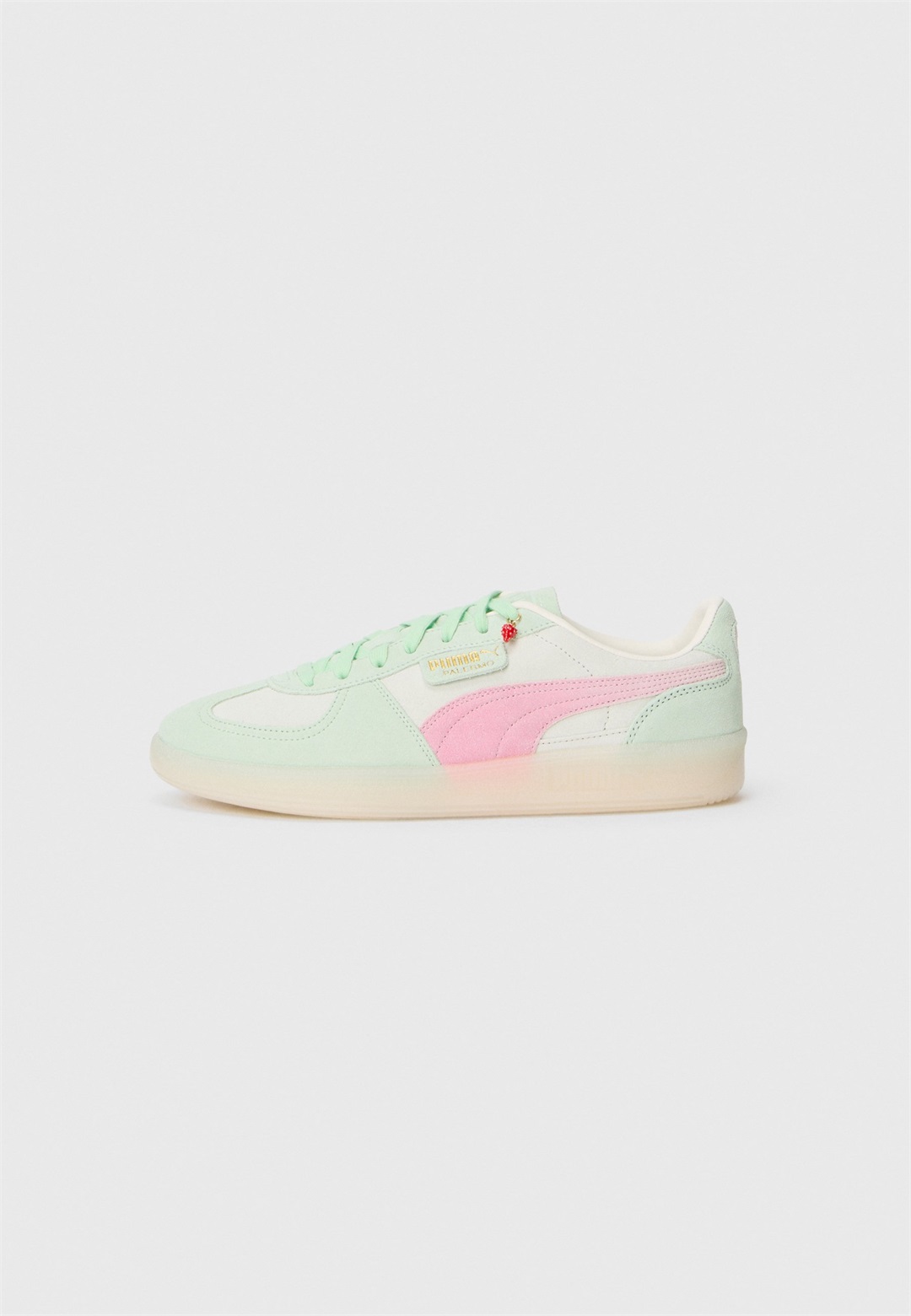 Puma PALERMO STRAWBERRY MATCHA UNISEX - Sneaker low - sage frost/pink lilac/light mint/hellgrün
