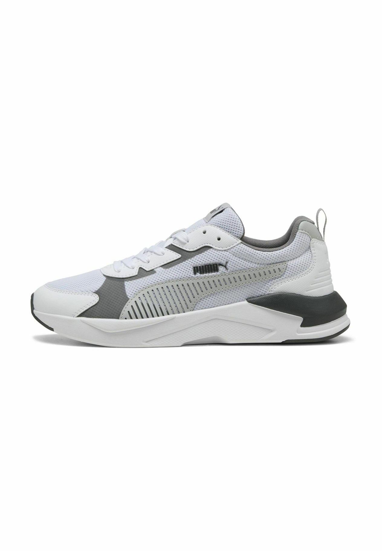 Puma X-RAY SNEAKERS - Sneaker low - white cool light gray cast iron/offwhite
