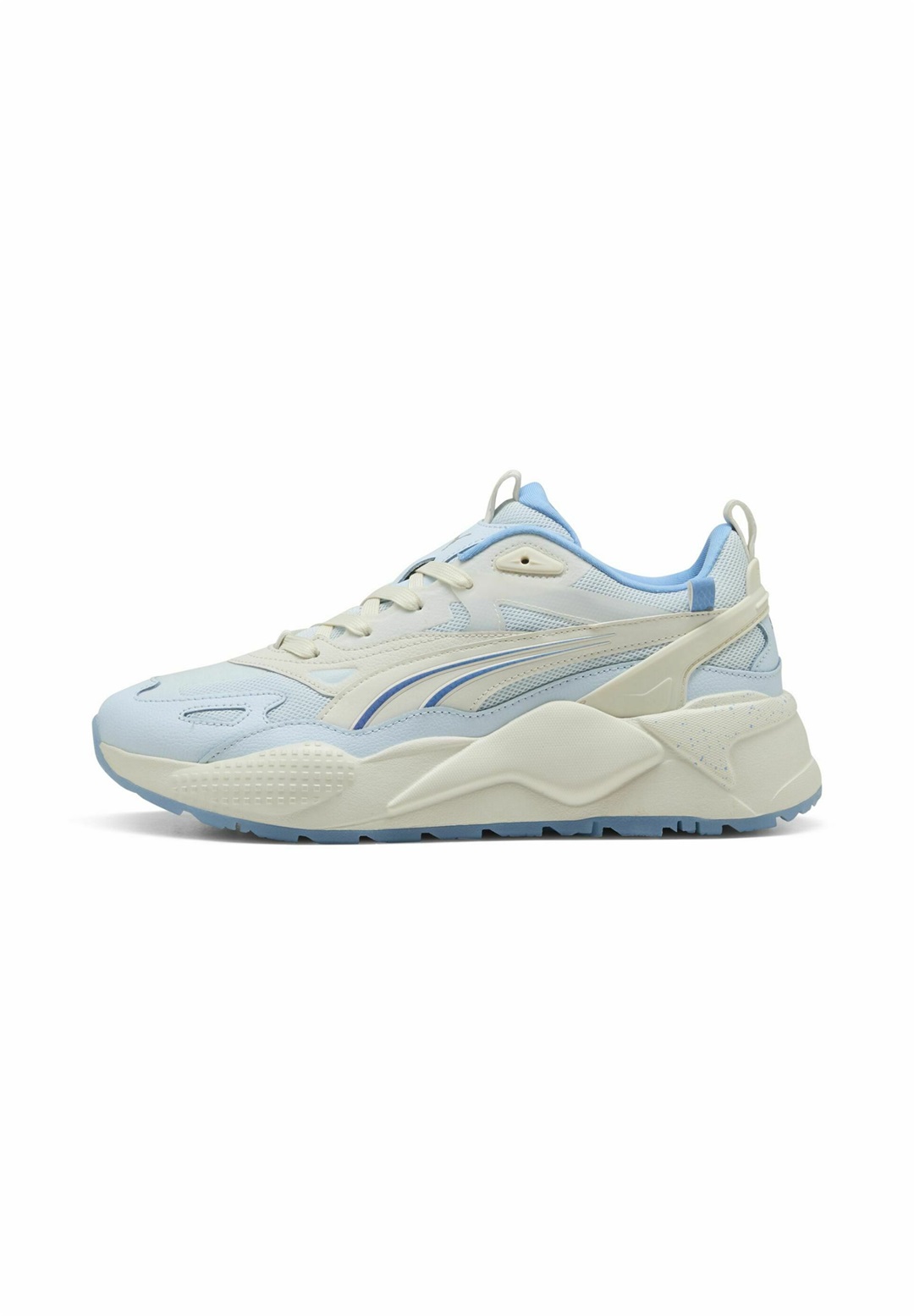Puma EFEKT-QUATIC SNEAKERS - Sneaker low - warm white/ clyde royal/team light blue/weiß