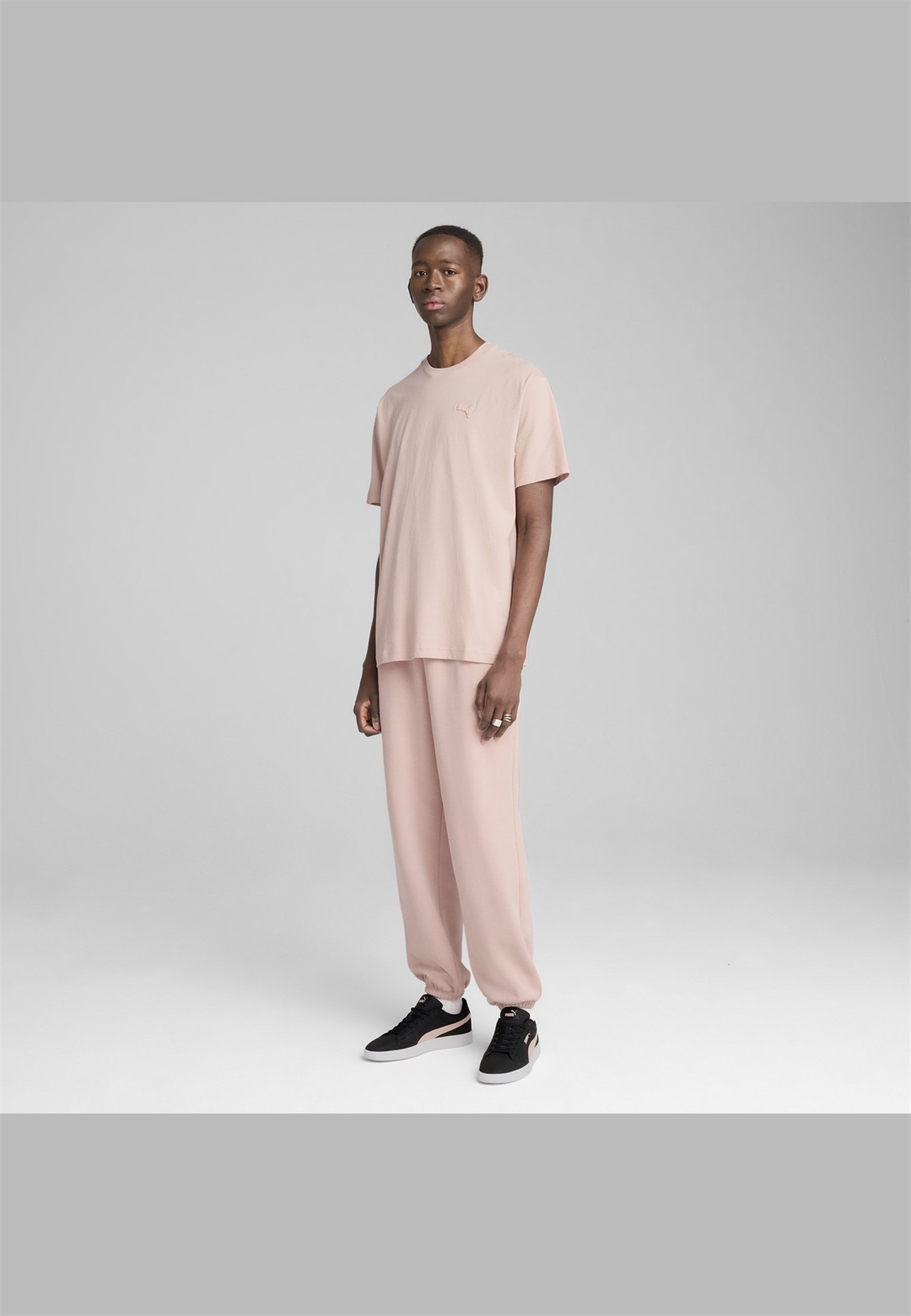 Puma ESSENTIALS ELEVATED - T-Shirt basic - rose quartz/pink