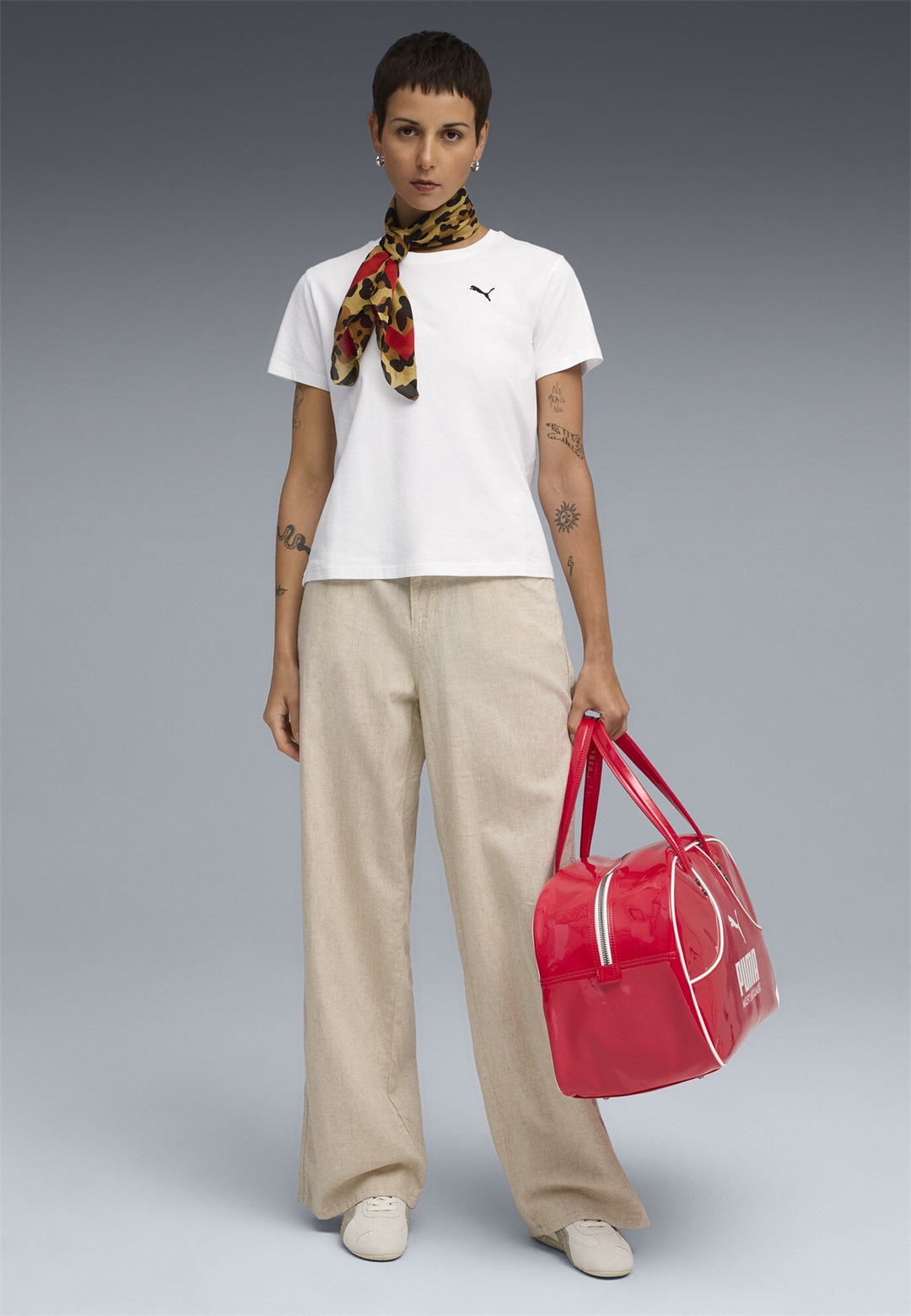 Puma T-Shirt basic - white/weiß