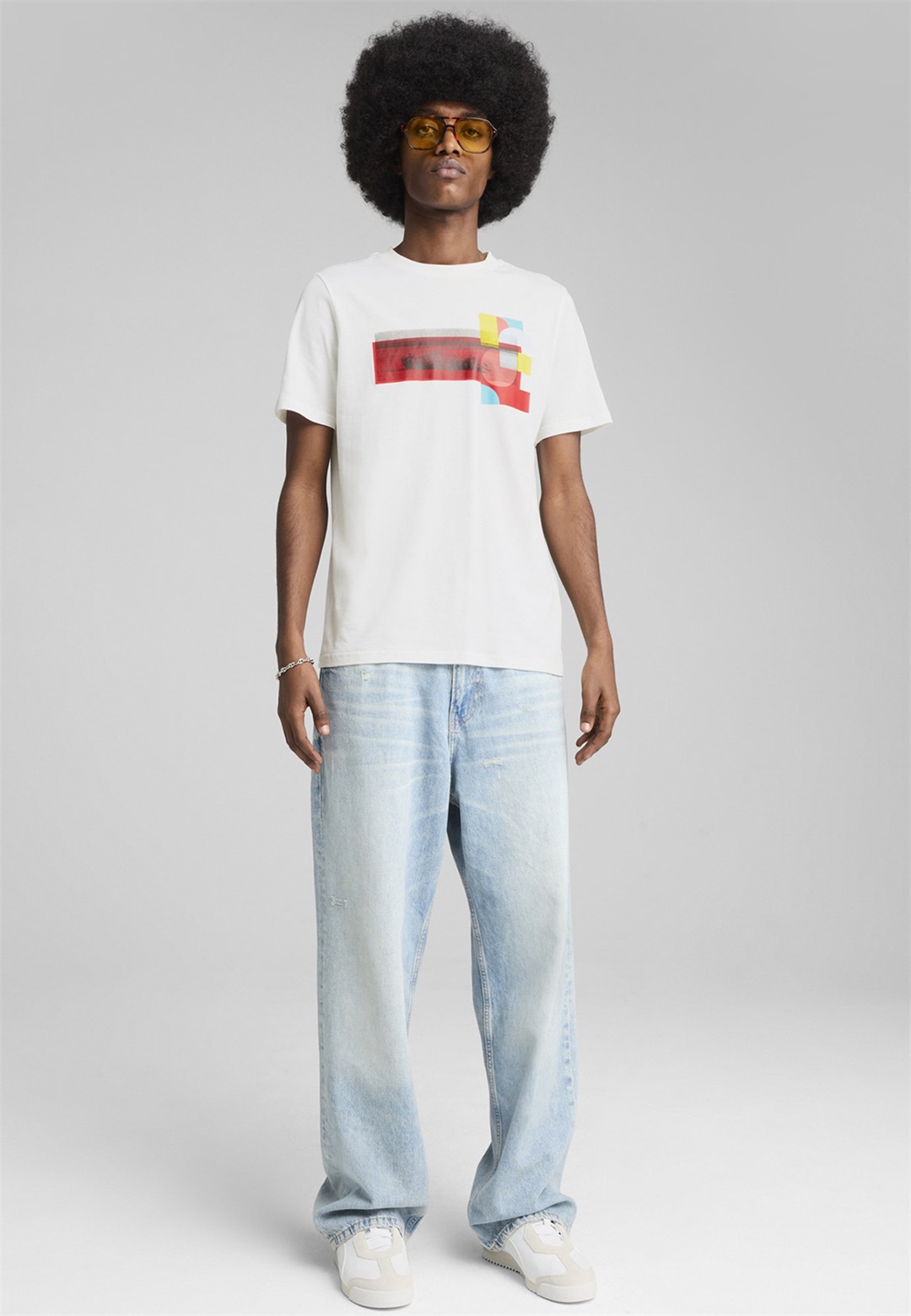 Puma SCUDERIA FERRARI RACE GRAPHIC - T-Shirt print - white/weiß