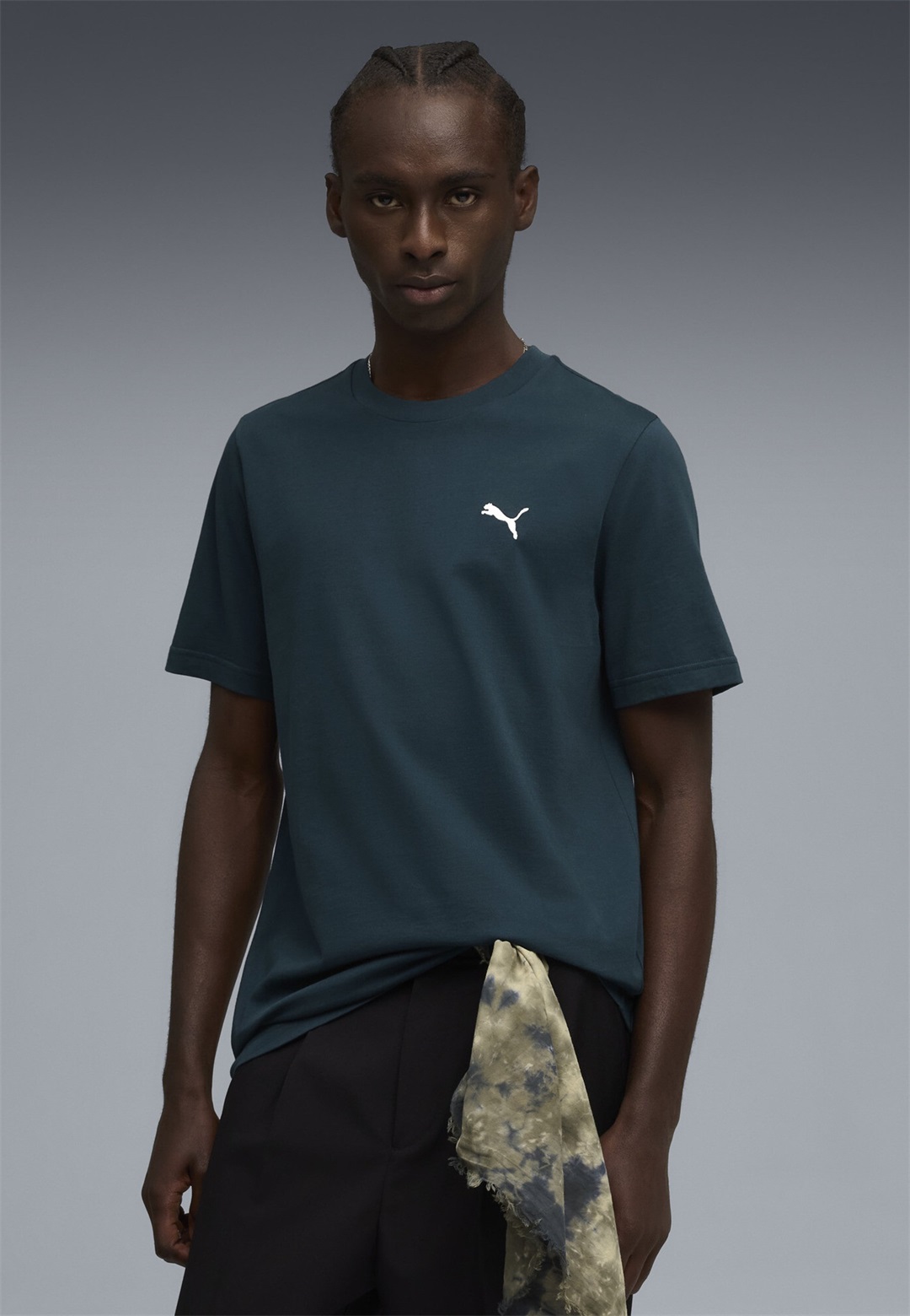 Puma WARDROBE - T-Shirt basic - green terrain/grün