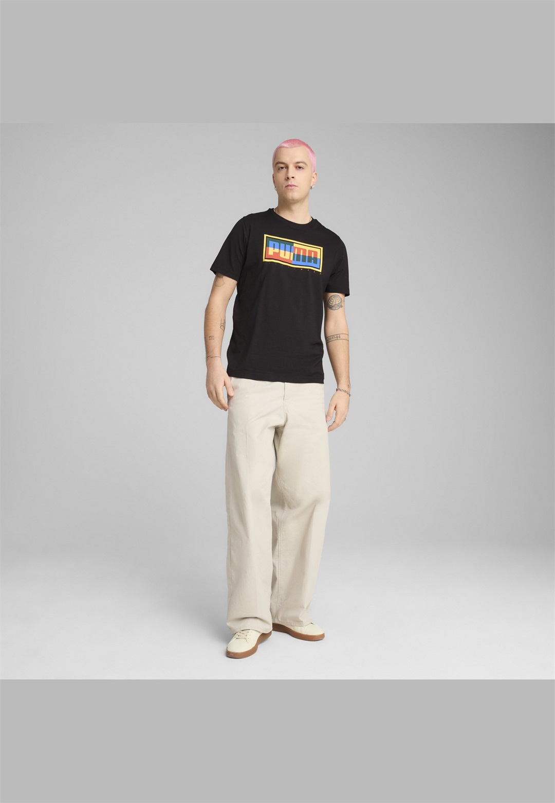 Puma GRAPHICS BOX - T-Shirt print - black/schwarz