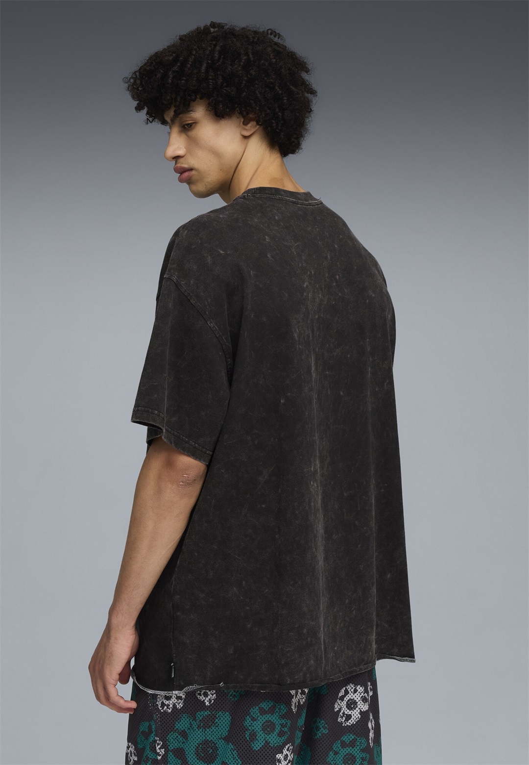 Puma HOOPOCAPLYPSE BASKETBALL - T-Shirt print - black/anthrazit